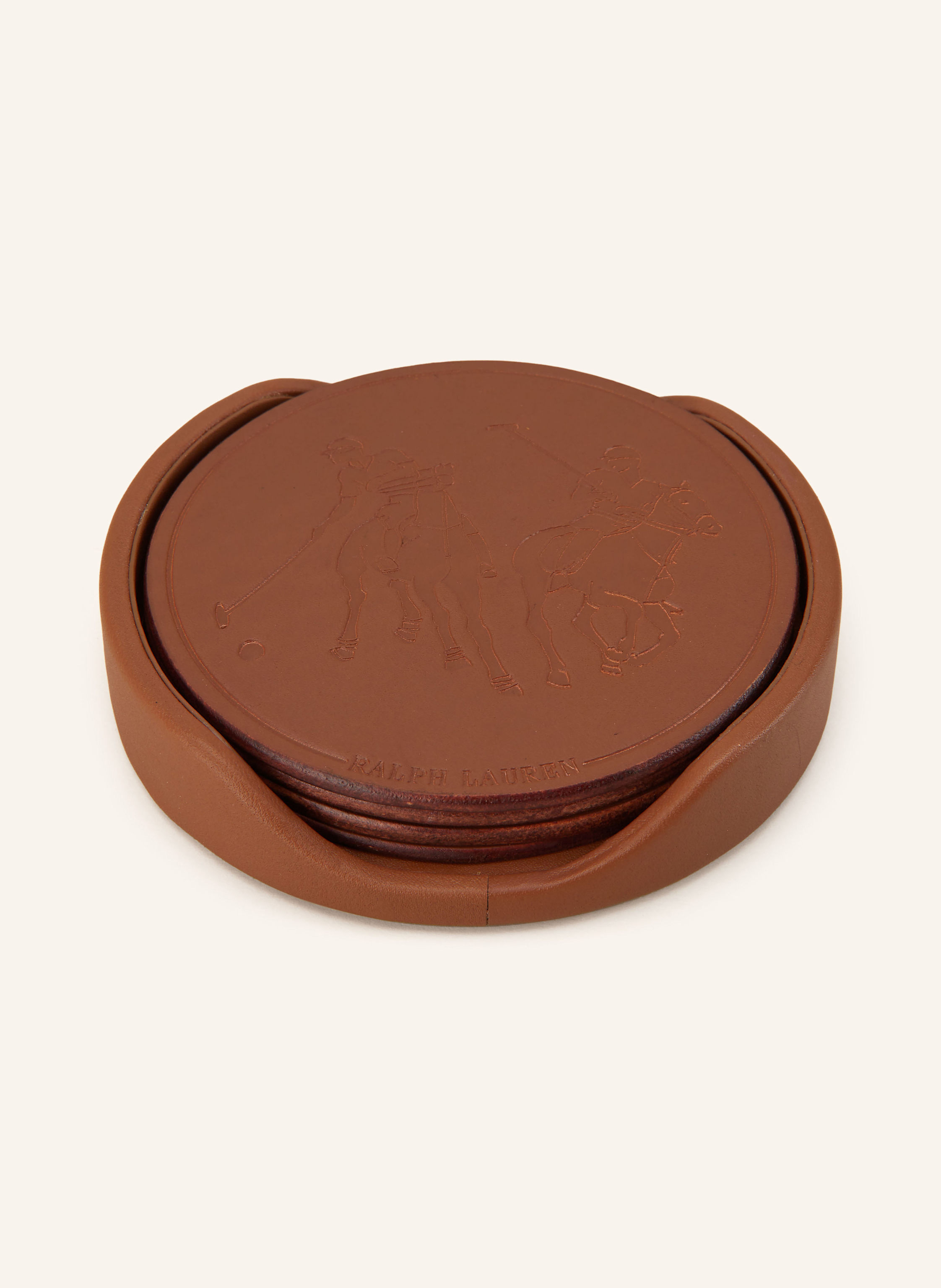 RALPH LAUREN HOME Set of 4 coasters Diameter 10 cm