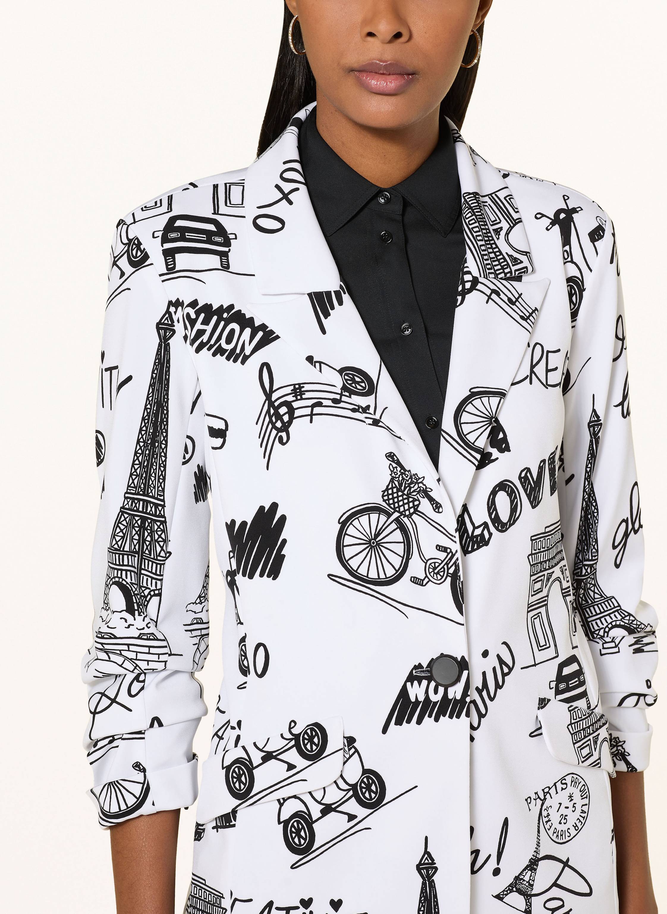 Thumbnail - Joseph Ribkoff Jerseyblazer Mit 3/4-Arm weiss