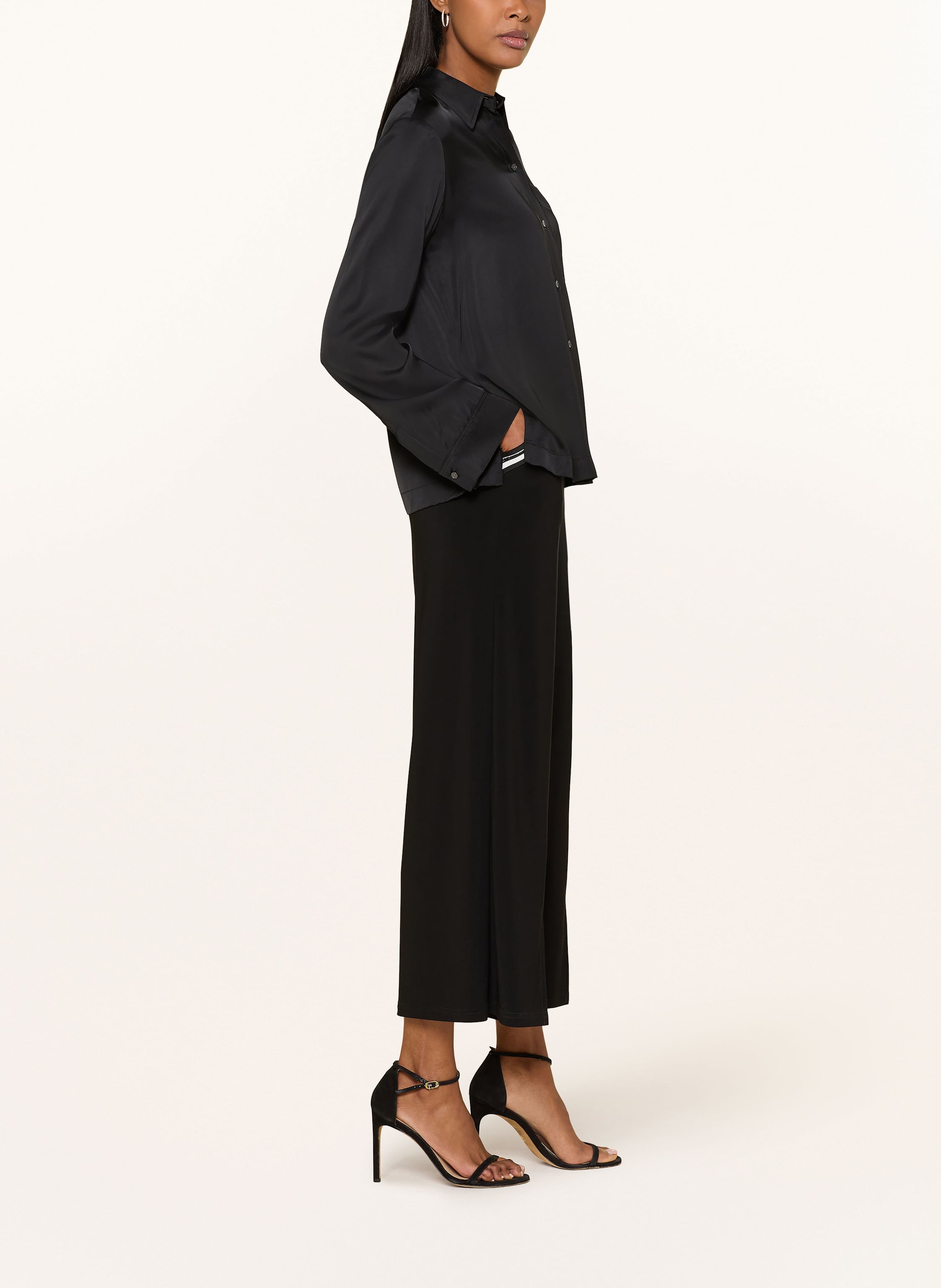 Thumbnail - Joseph Ribkoff Culotte Mit Schmucksteinen schwarz
