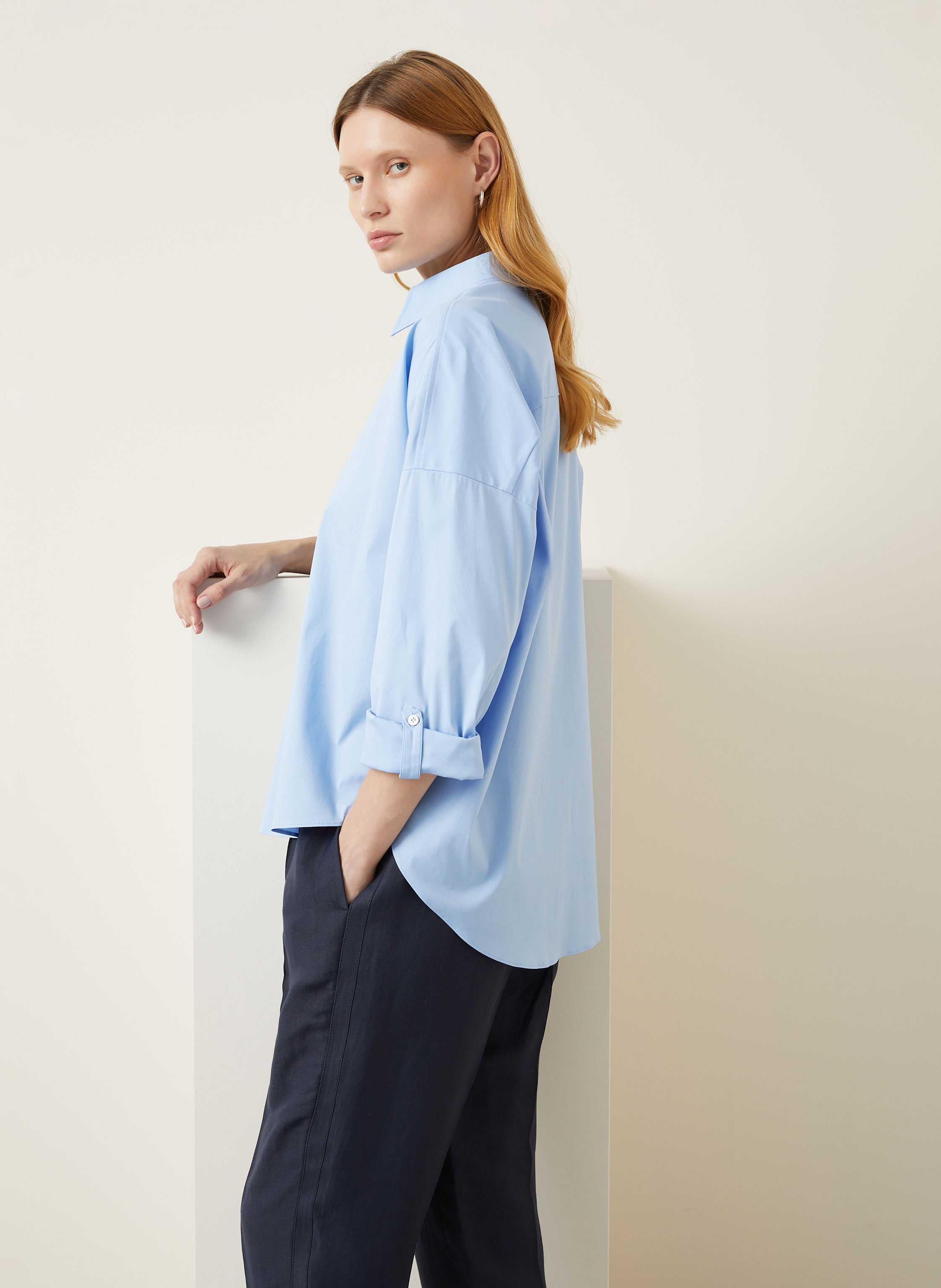 Thumbnail - Brunello Cucinelli Hemdbluse blau