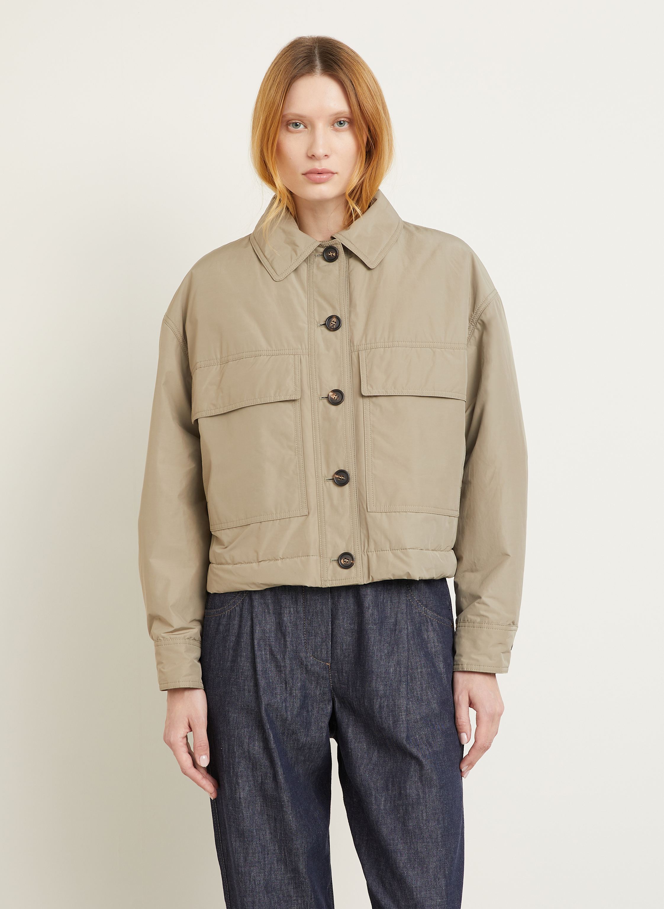 Thumbnail - Brunello Cucinelli Kastenjacke beige