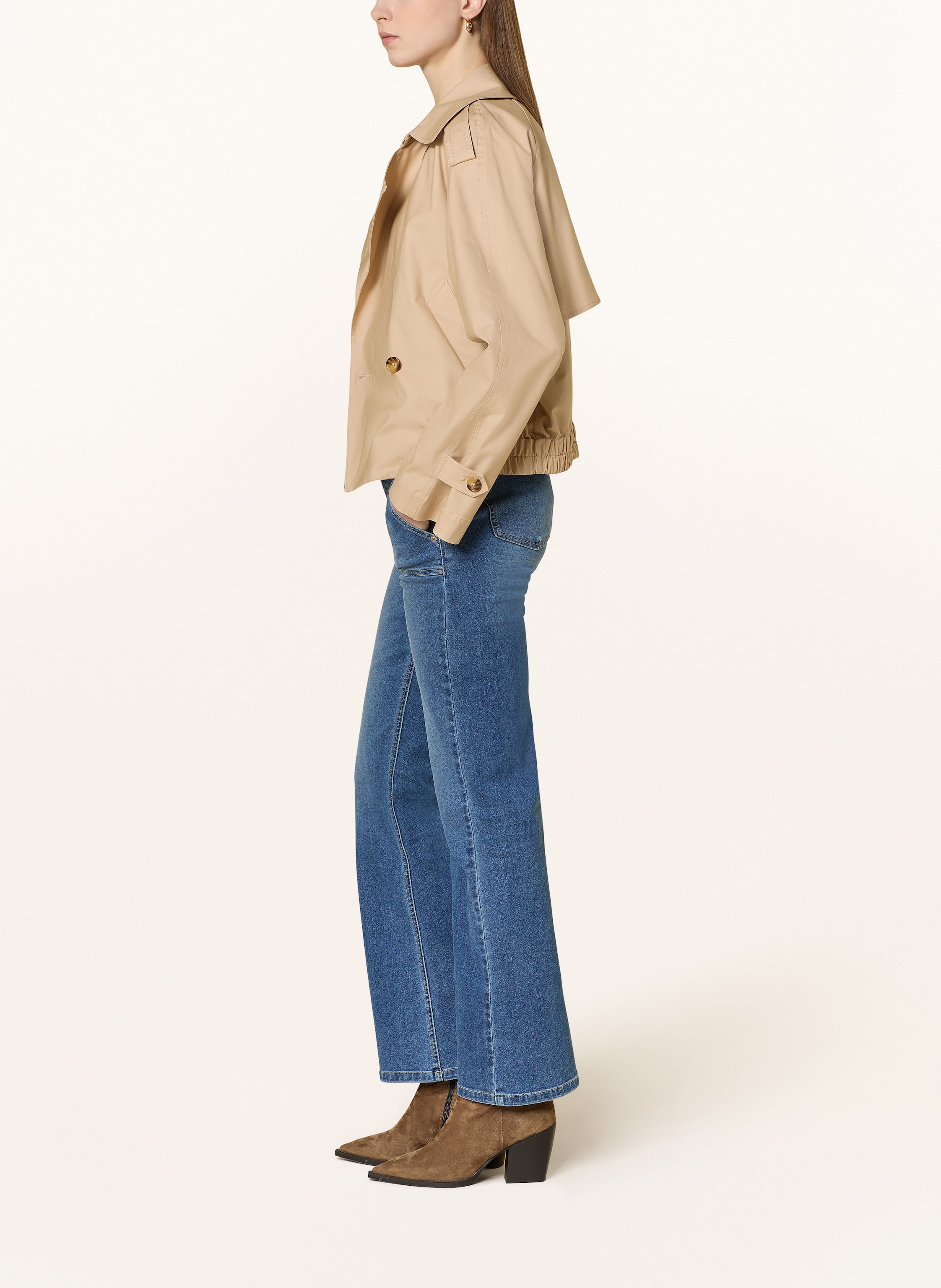 Thumbnail - Opus Flared Jeans Elma blau