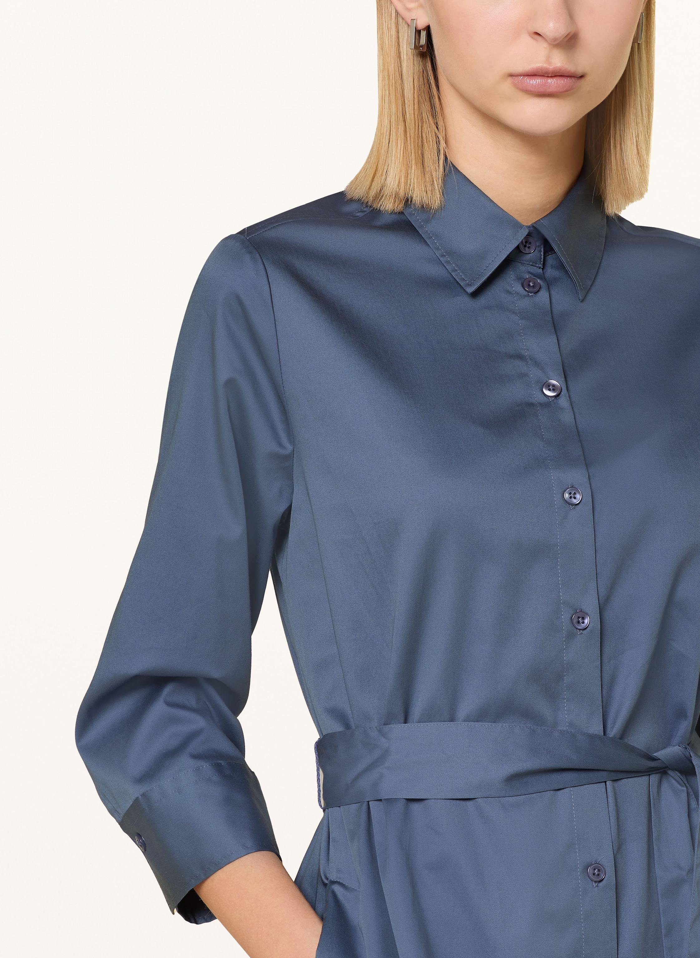 Thumbnail - Eterna Hemdblusenkleid Mit 3/4-Arm blau