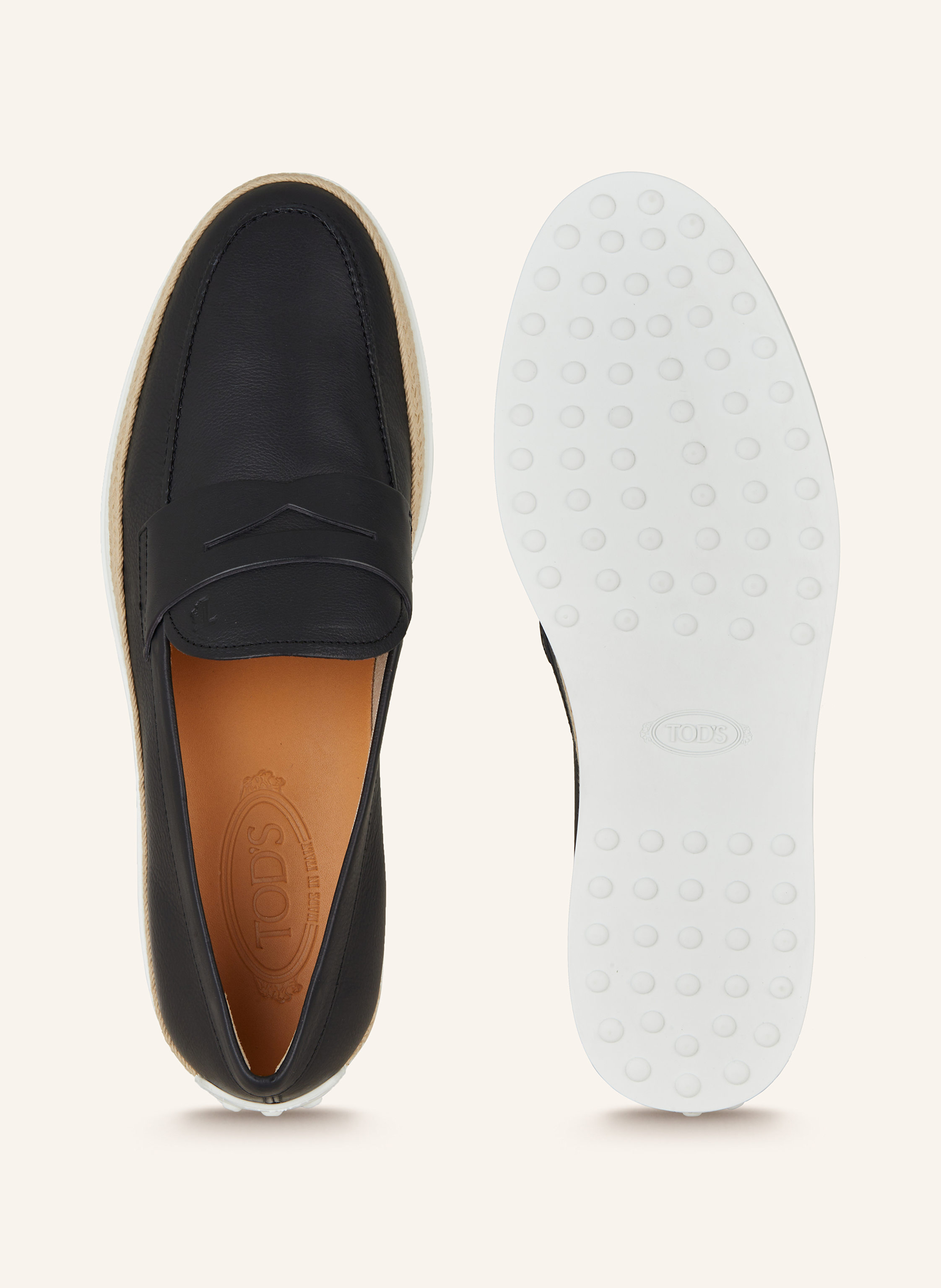 Thumbnail - Tod's Penny-Loafer blau