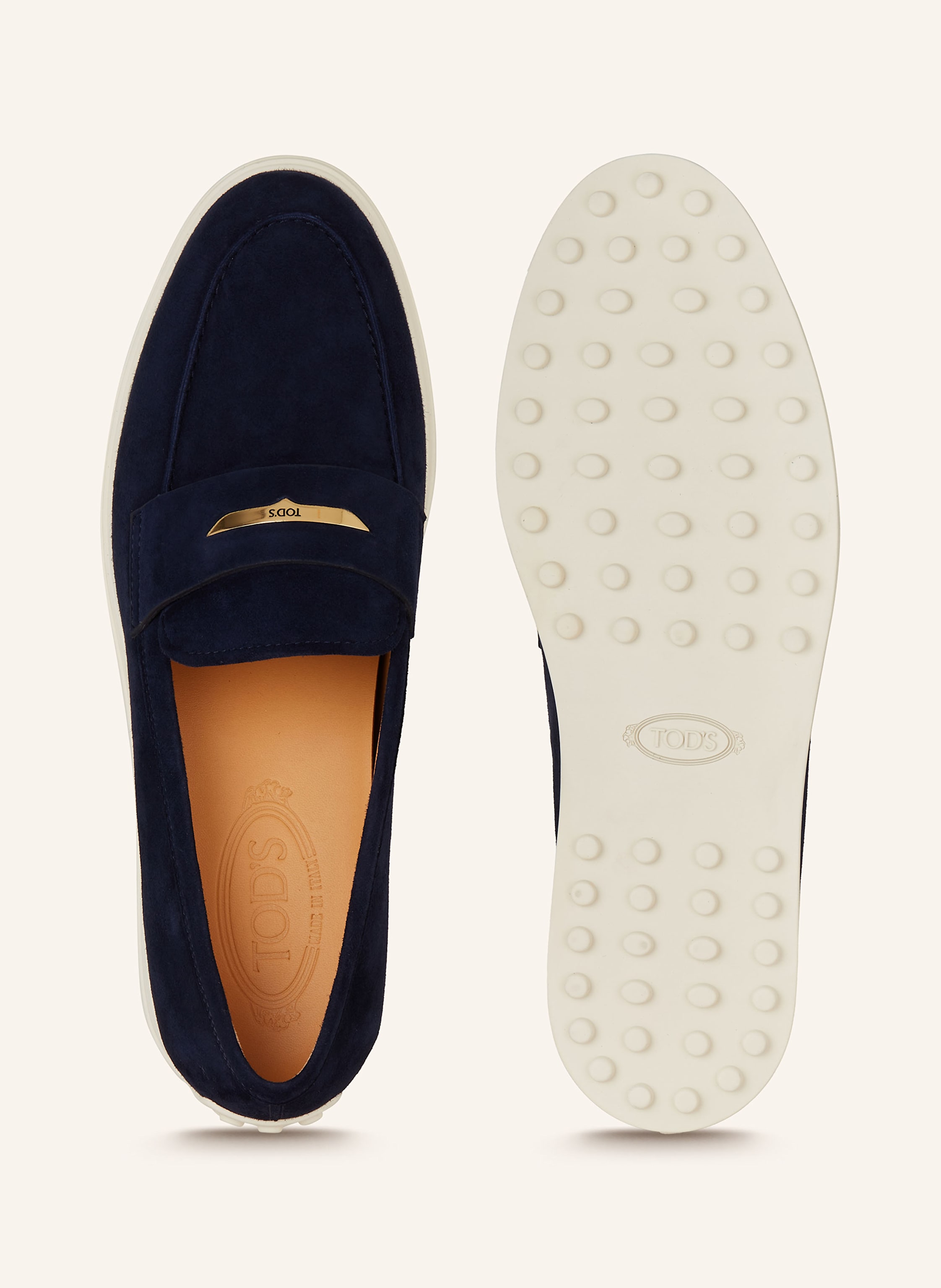 Thumbnail - Tod's Penny-Loafer blau