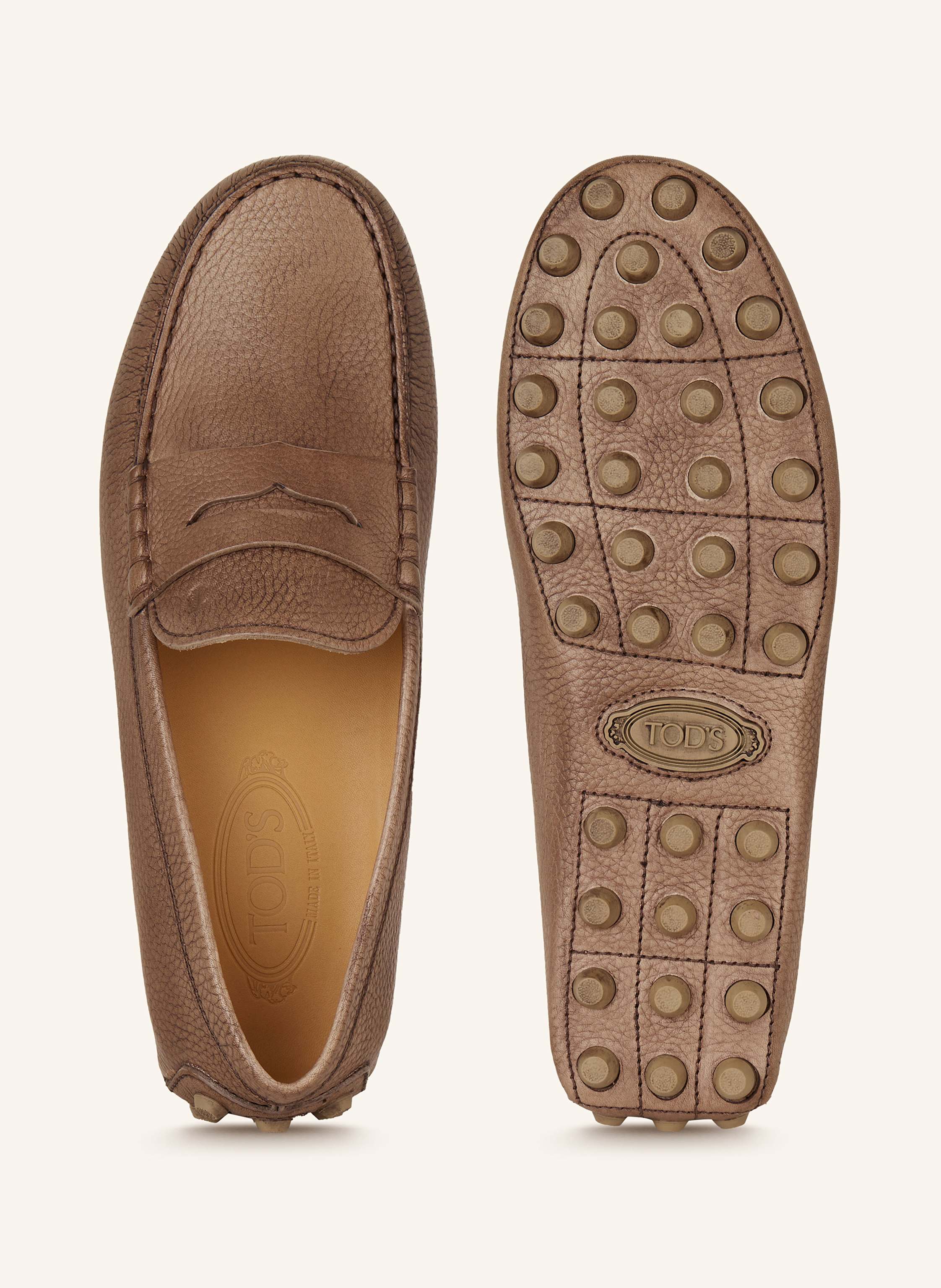 Thumbnail - Tod's Mokassins Gommino beige