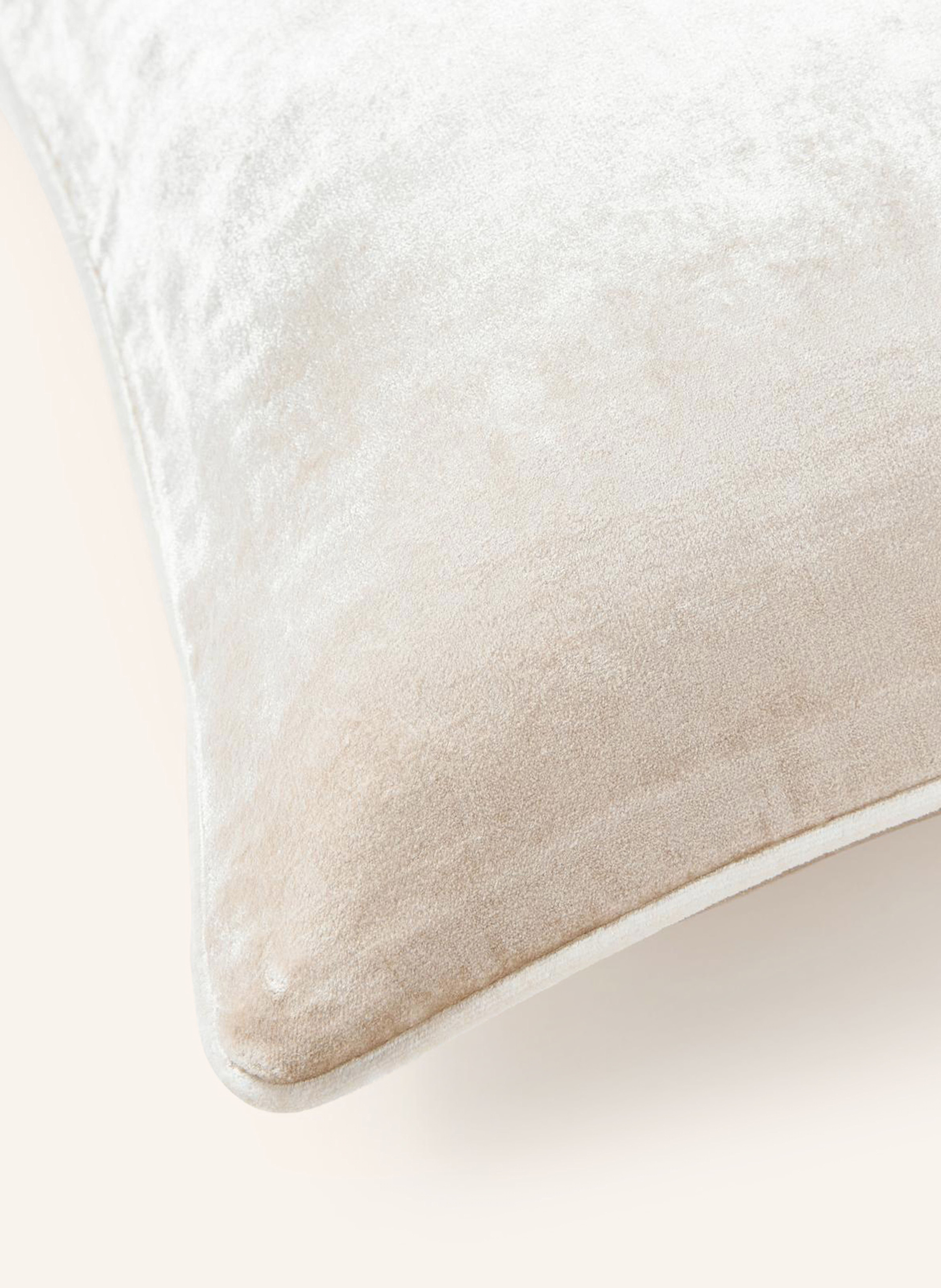 Thumbnail - Westwing Collection Dekokissenhülle Seraphina Aus Samt beige