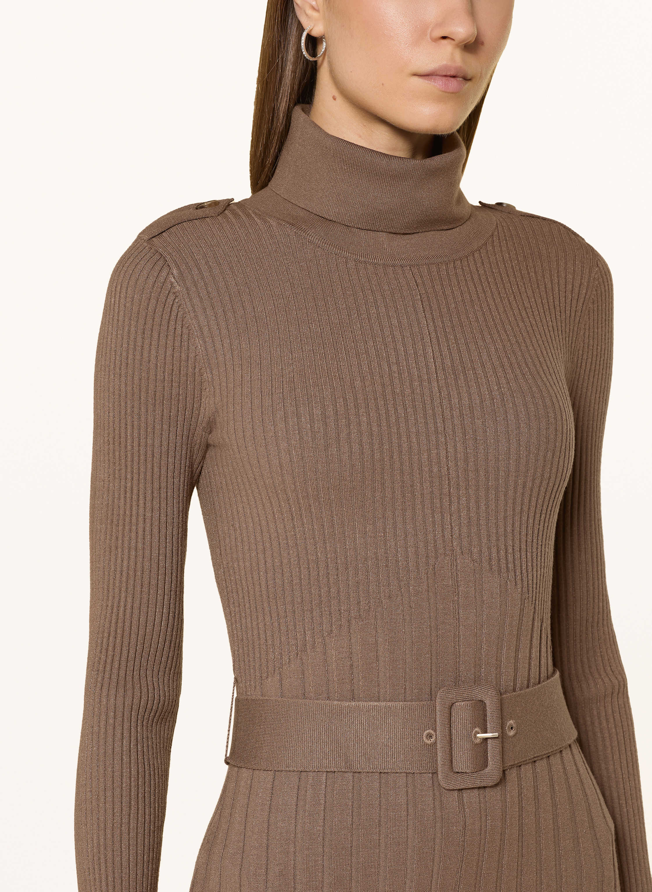 Thumbnail - Reiss Strickkleid braun