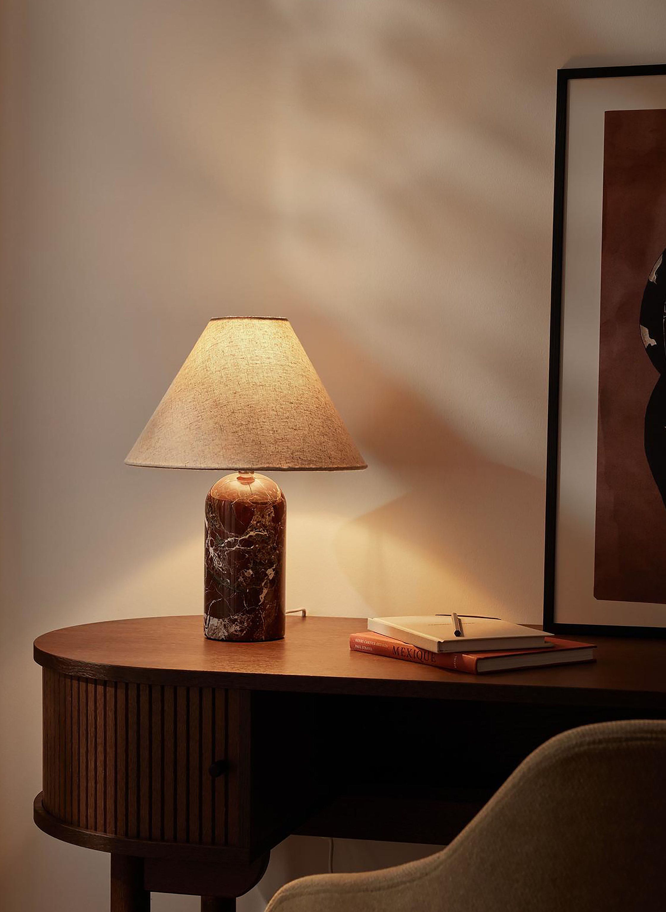 Thumbnail - Westwing Collection Tischleuchte Gia rot