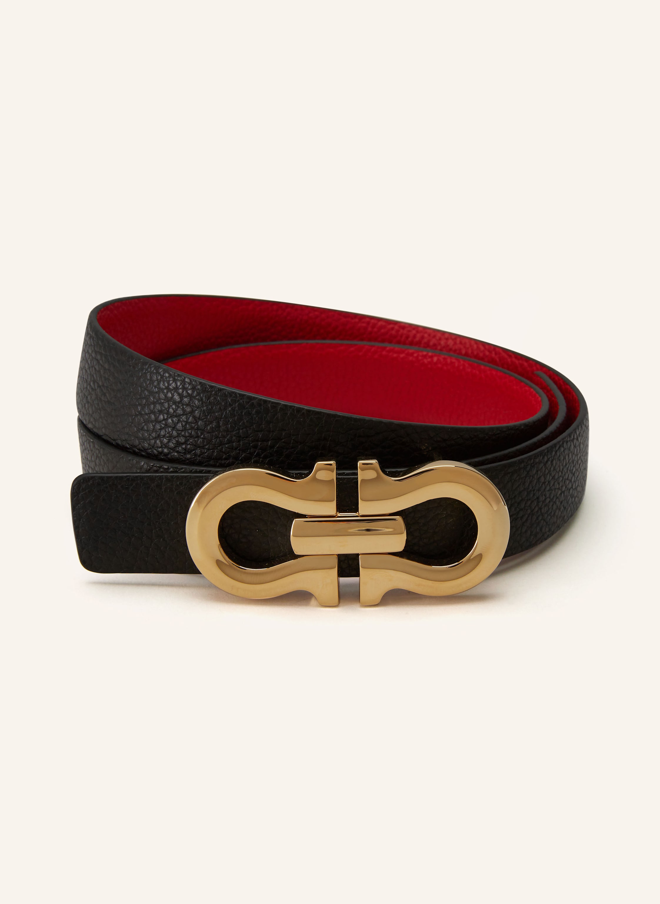 FERRAGAMO Reversible leather belt