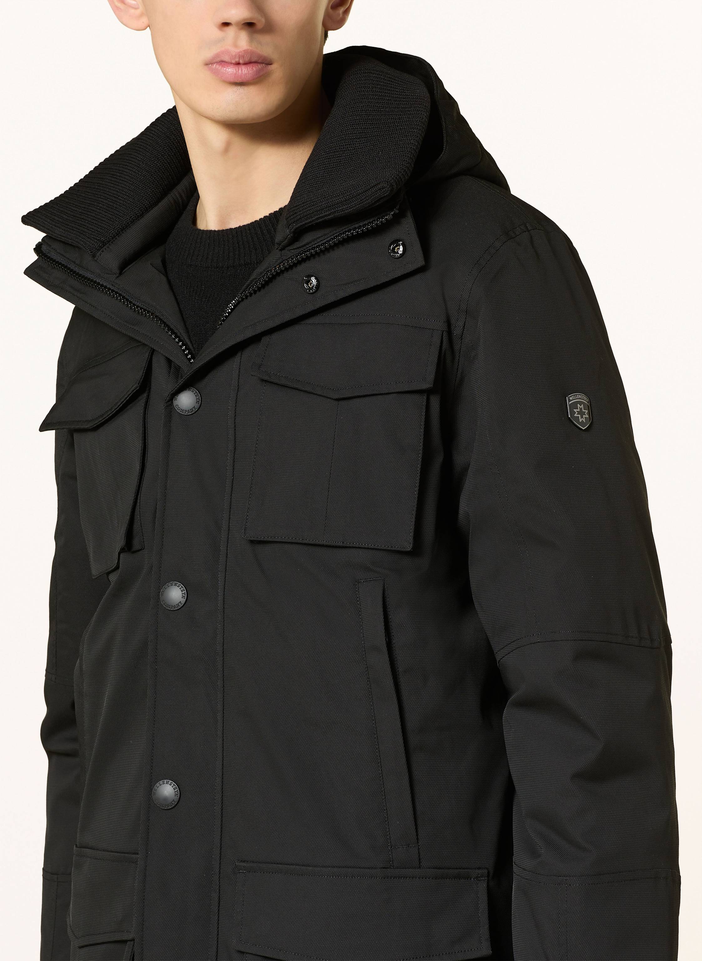 Thumbnail - Wellensteyn Parka Vancouver Mit Abnehmbarer Kapuze schwarz