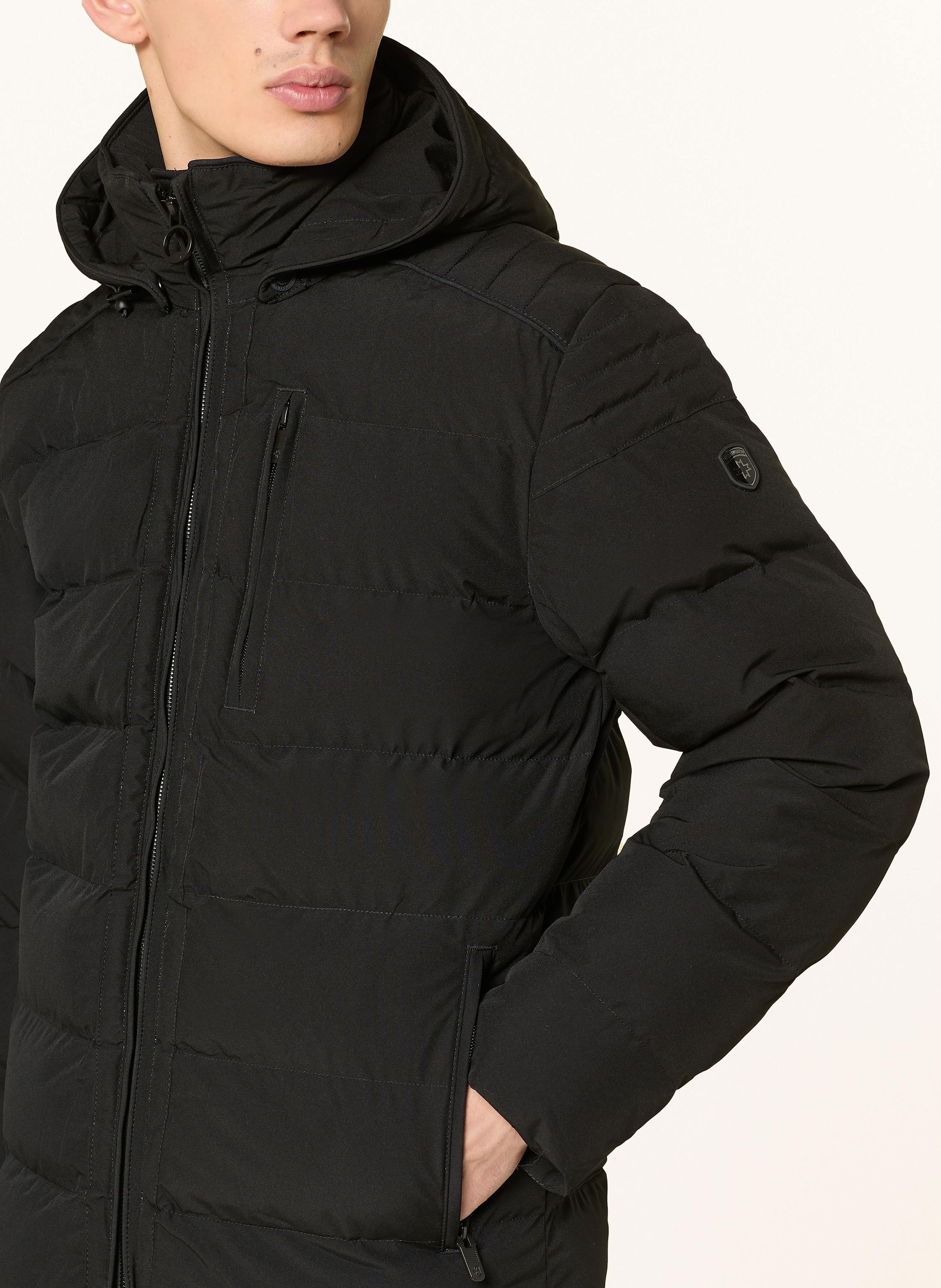 Thumbnail - Wellensteyn Steppjacke Mit Abnehmbarer Kapuze schwarz