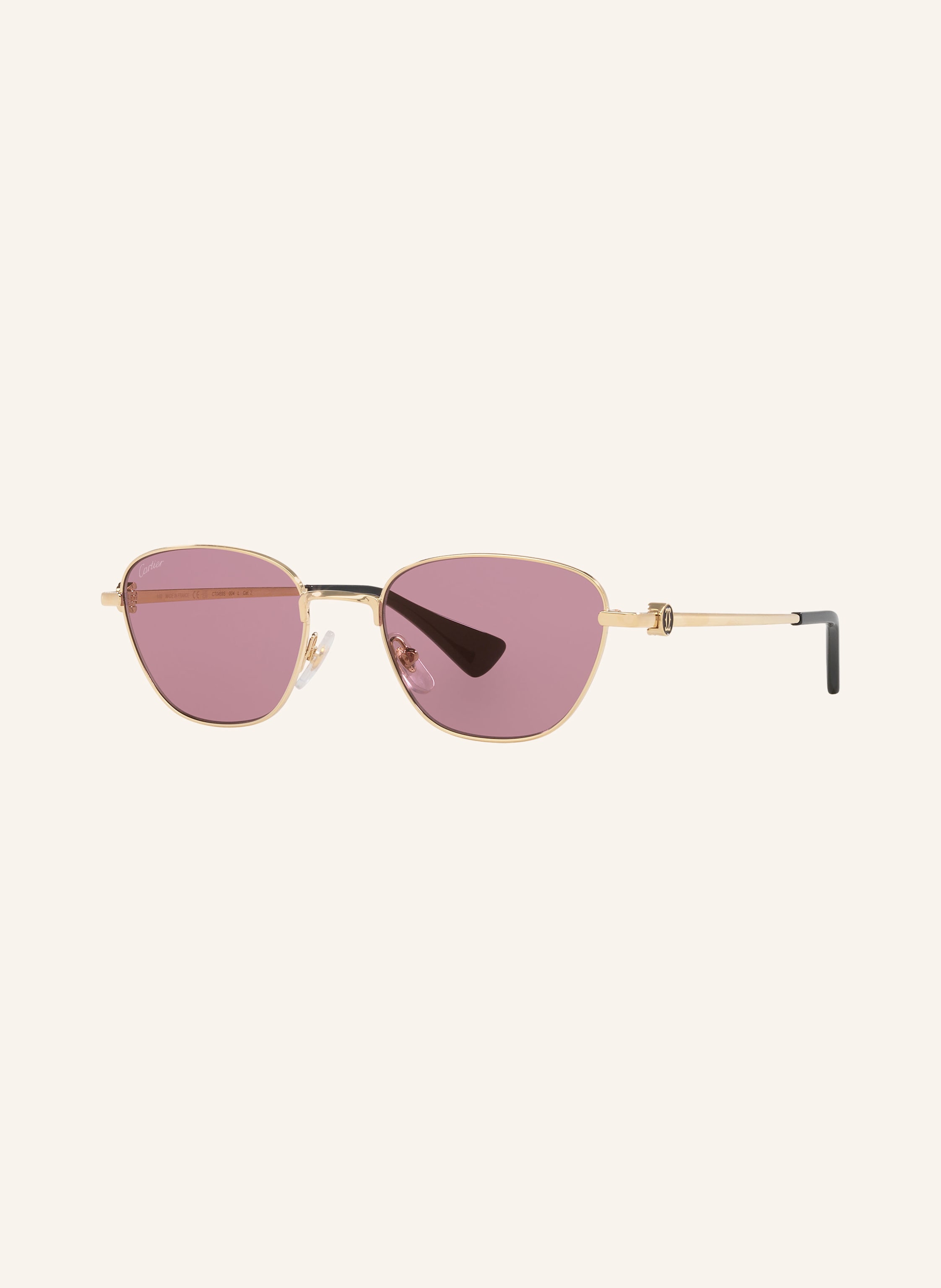 Cartier Cartier Sonnenbrille ct0469s gold in 2300S1 - GOLD/ LILA