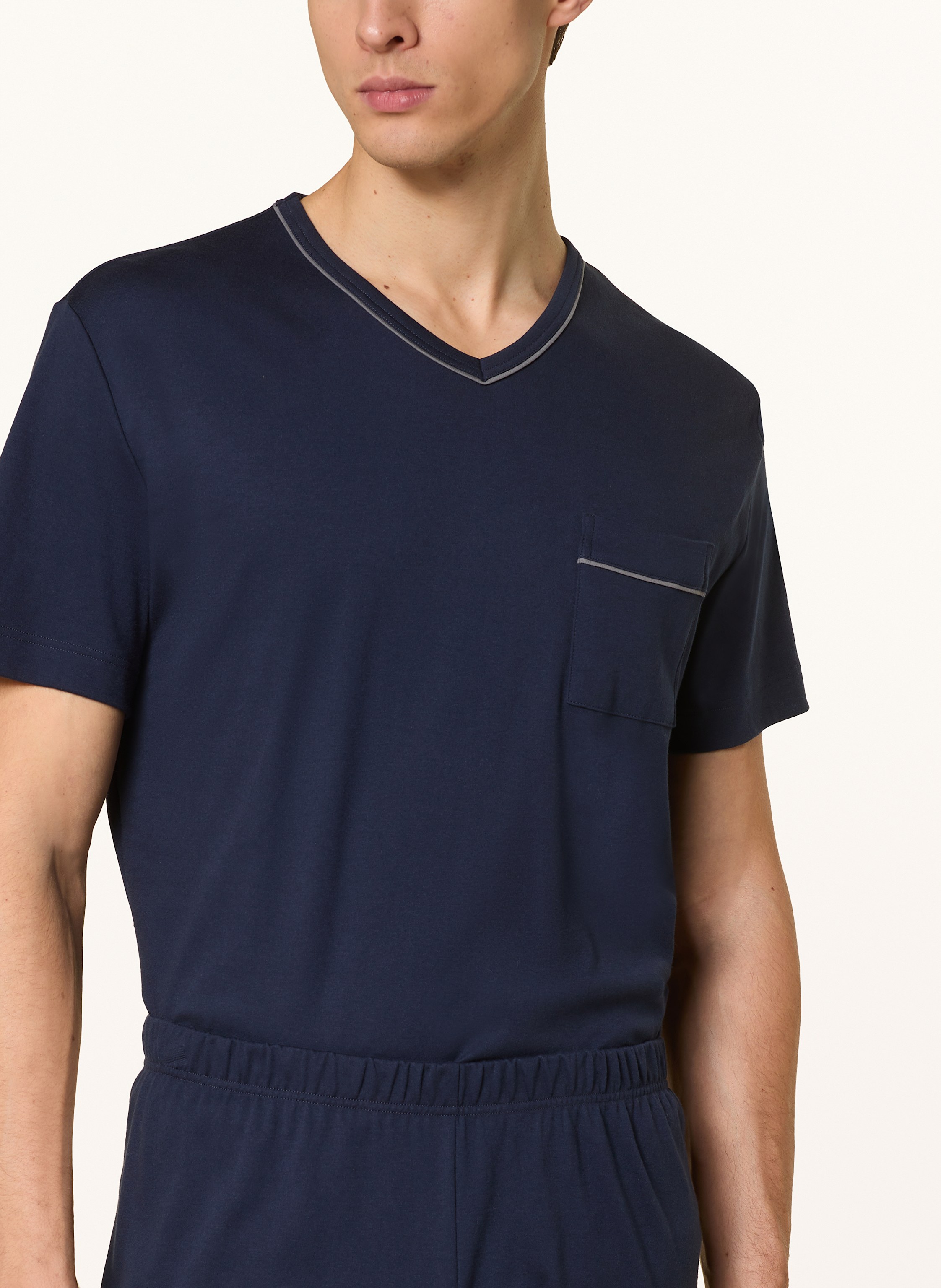 Thumbnail - Mey Shorty-Schlafanzug Serie Pure Night blau