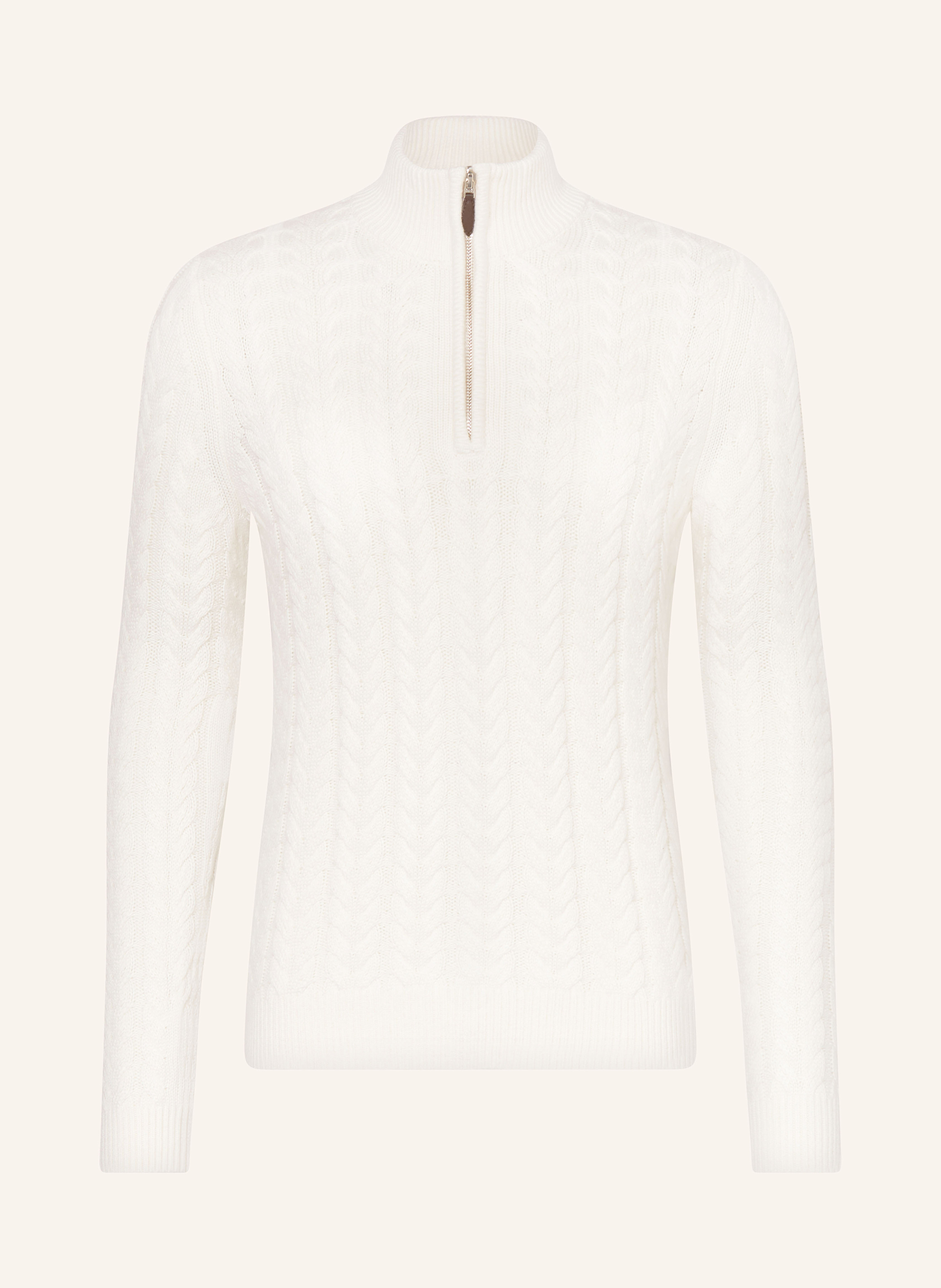 White half zip jumper outlet