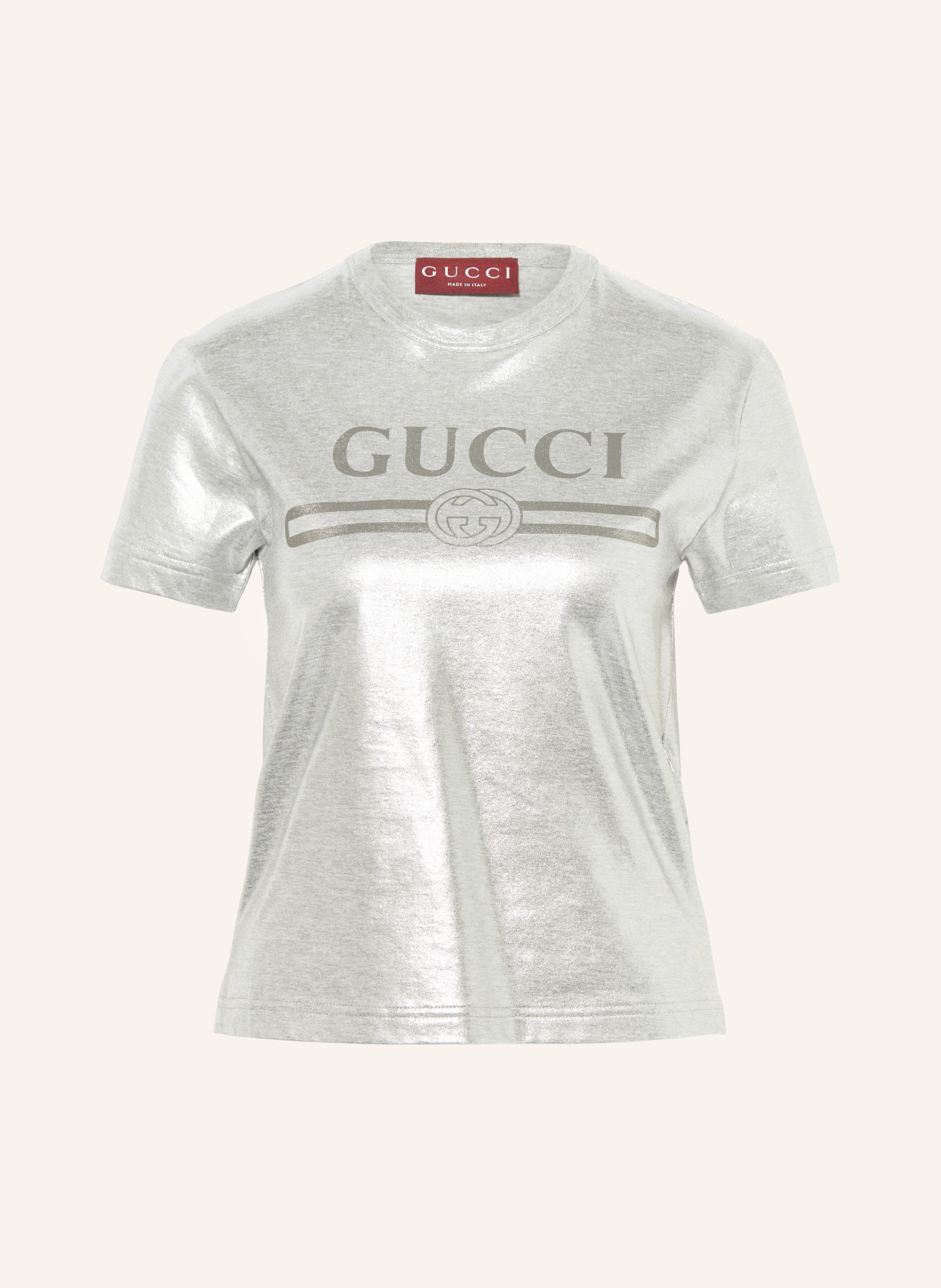 Gucci metallic t shirt sale