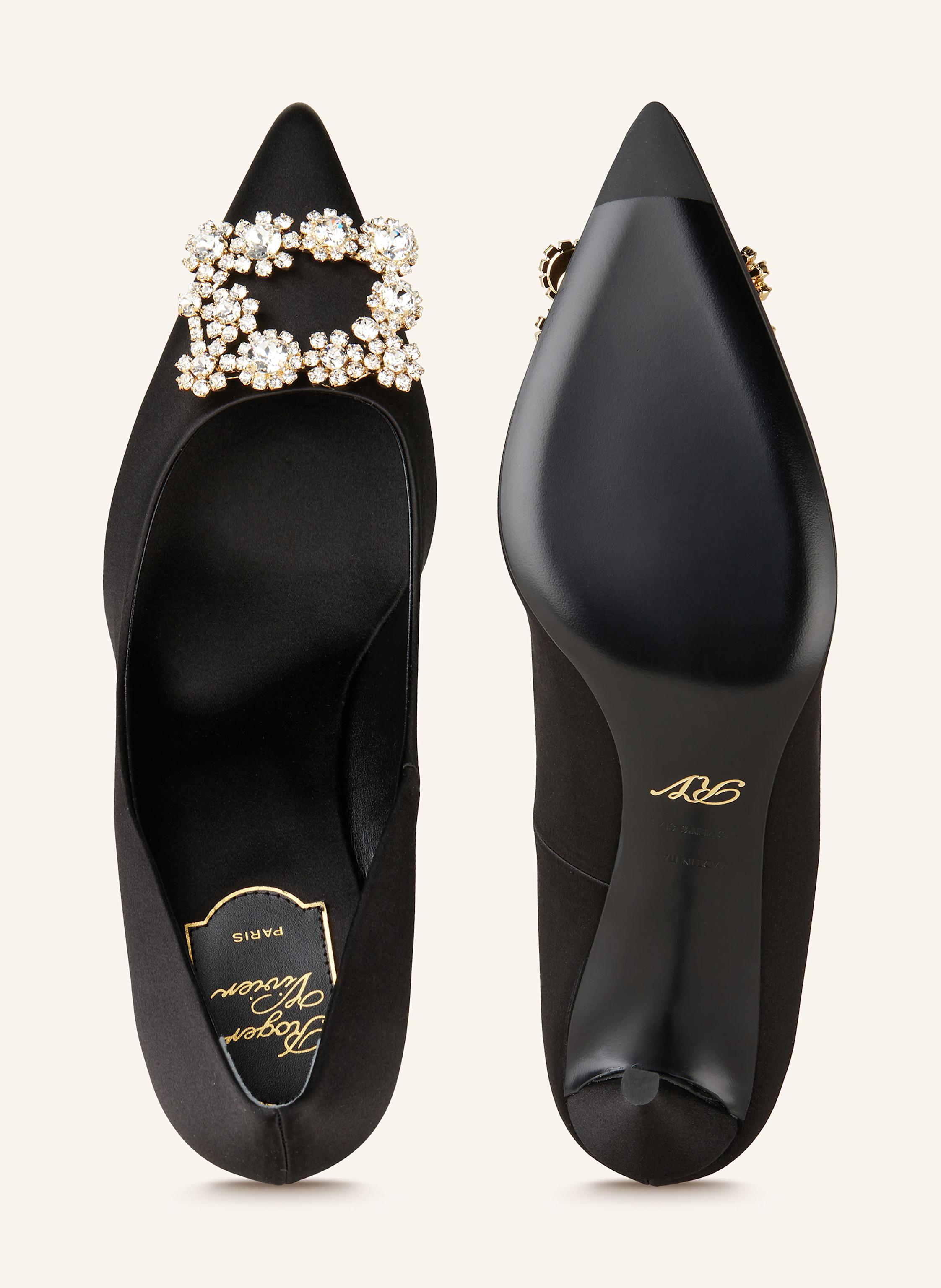 Thumbnail - Roger Vivier Pumps Efflorescence Mit Schmucksteinen schwarz