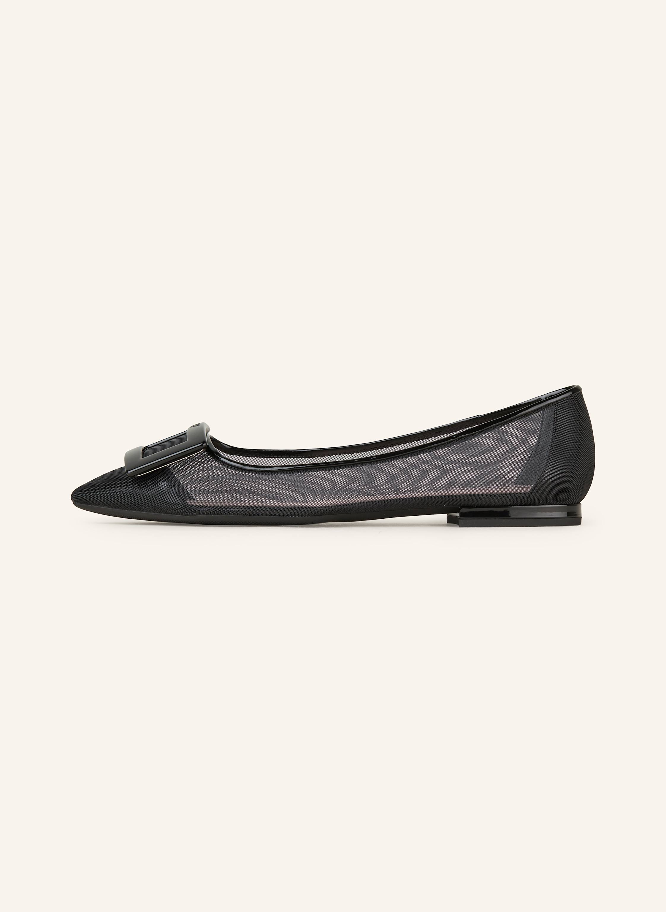 Thumbnail - Roger Vivier Ballerinas Gommettine schwarz