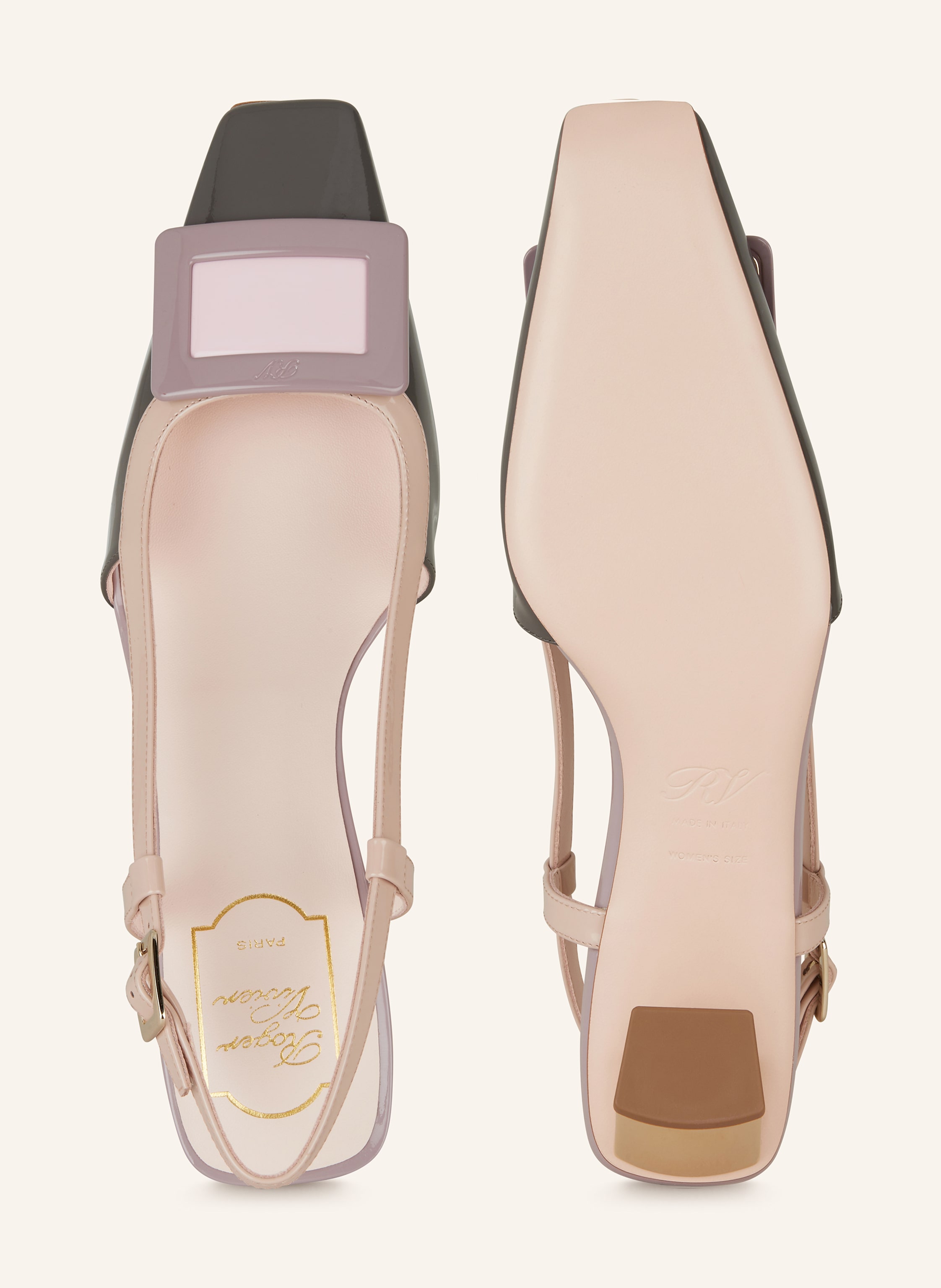 Thumbnail - Roger Vivier Slingpumps Belle Vivier schwarz