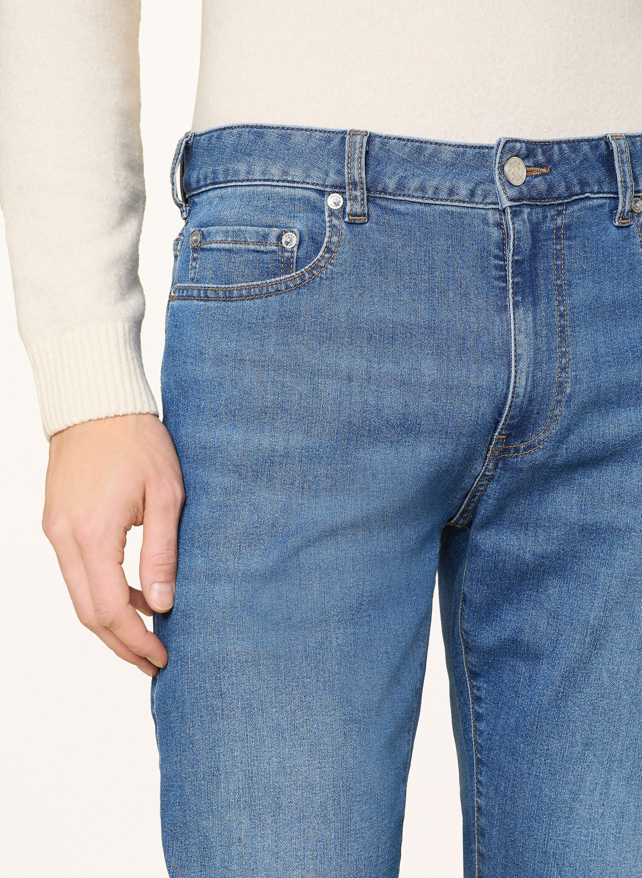 Thumbnail - Reiss Jeans Maddison Tapered Slim Fit blau