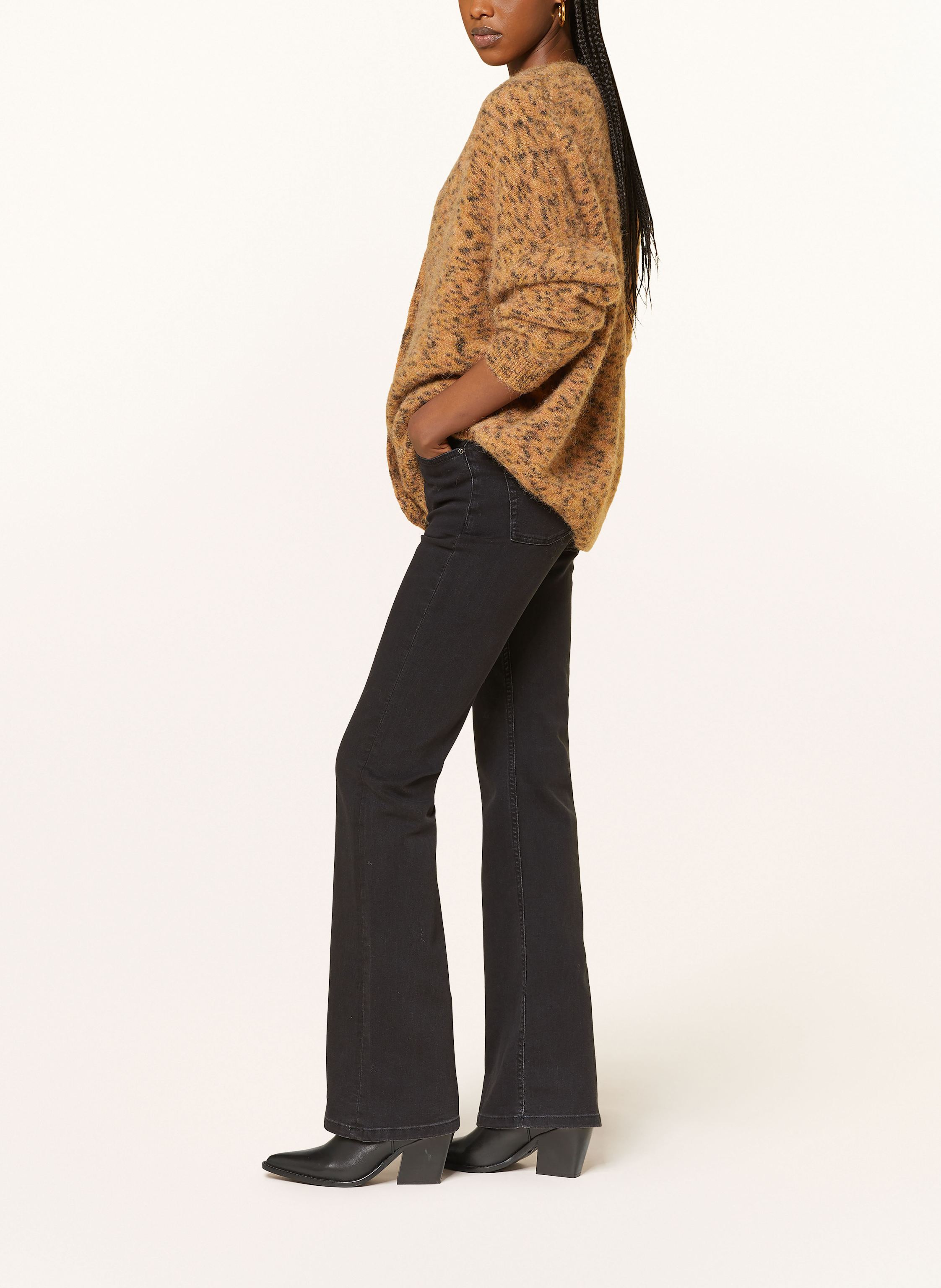Thumbnail - Ba&Sh Flared Jeans Aommie schwarz