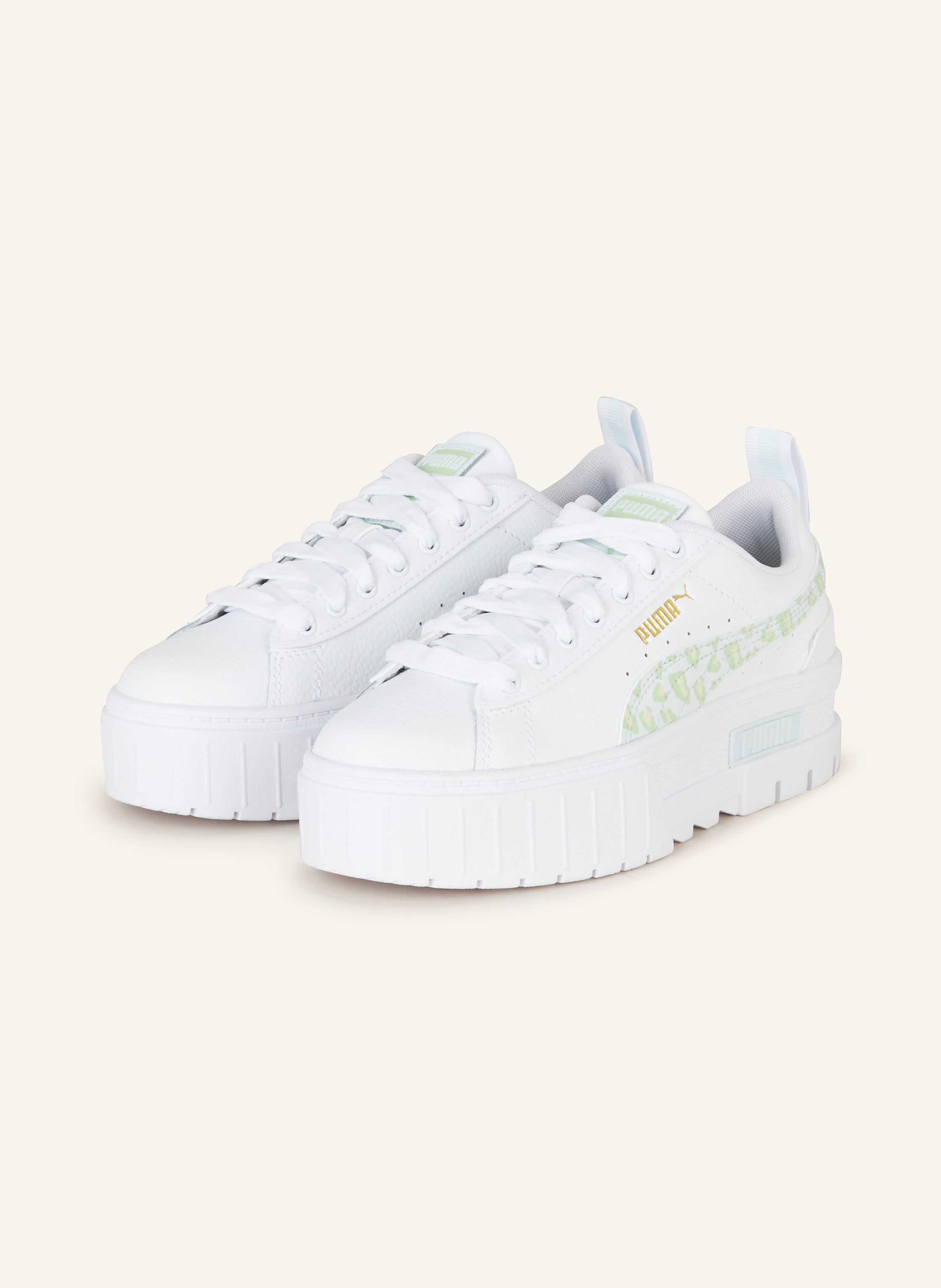 PUMA Sneaker MAYZE WILD JR in weiss/ hellgrün
