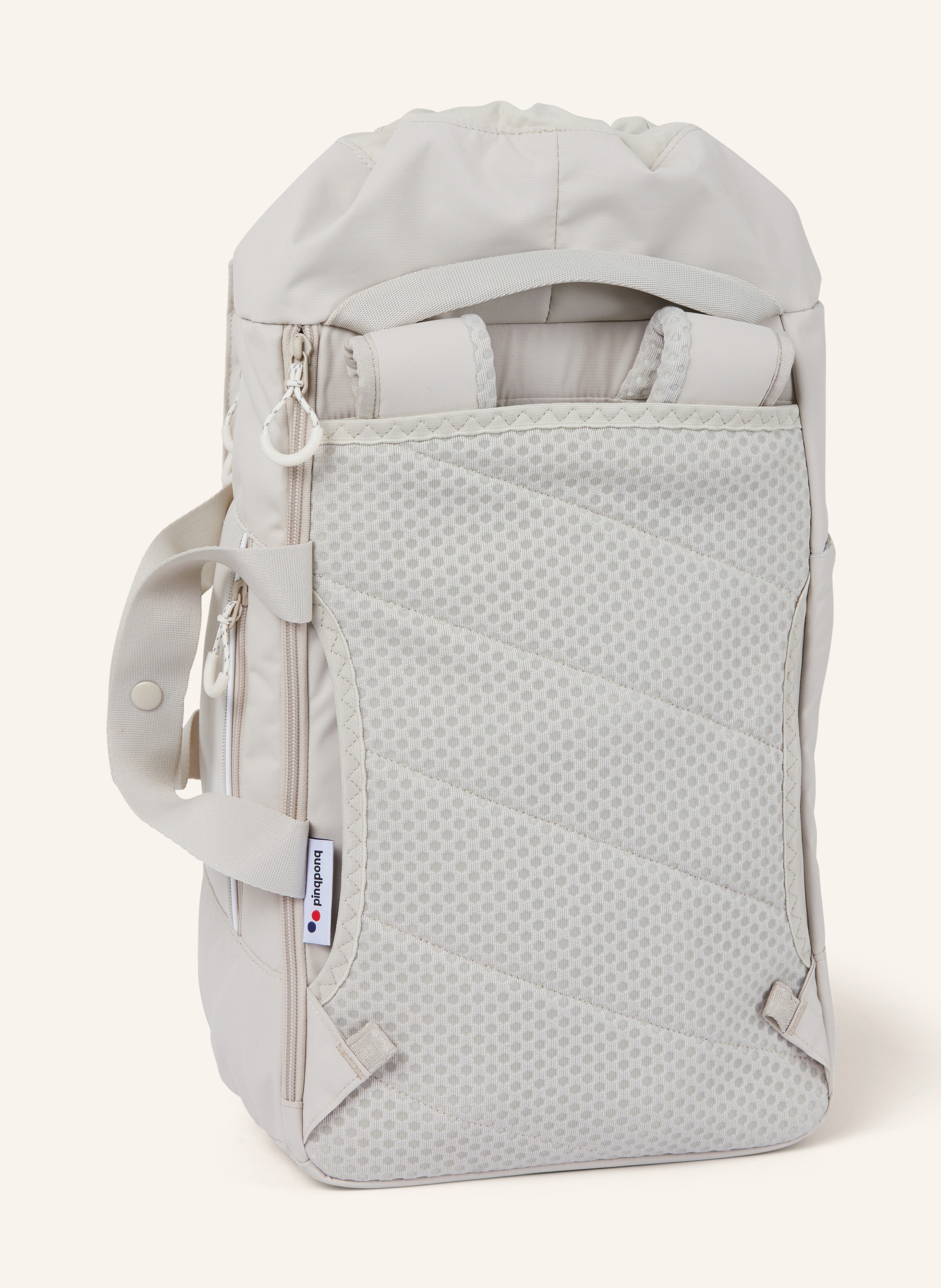 Thumbnail - Pinqponq Rucksack Blok Medium Mit Laptop-Fach beige