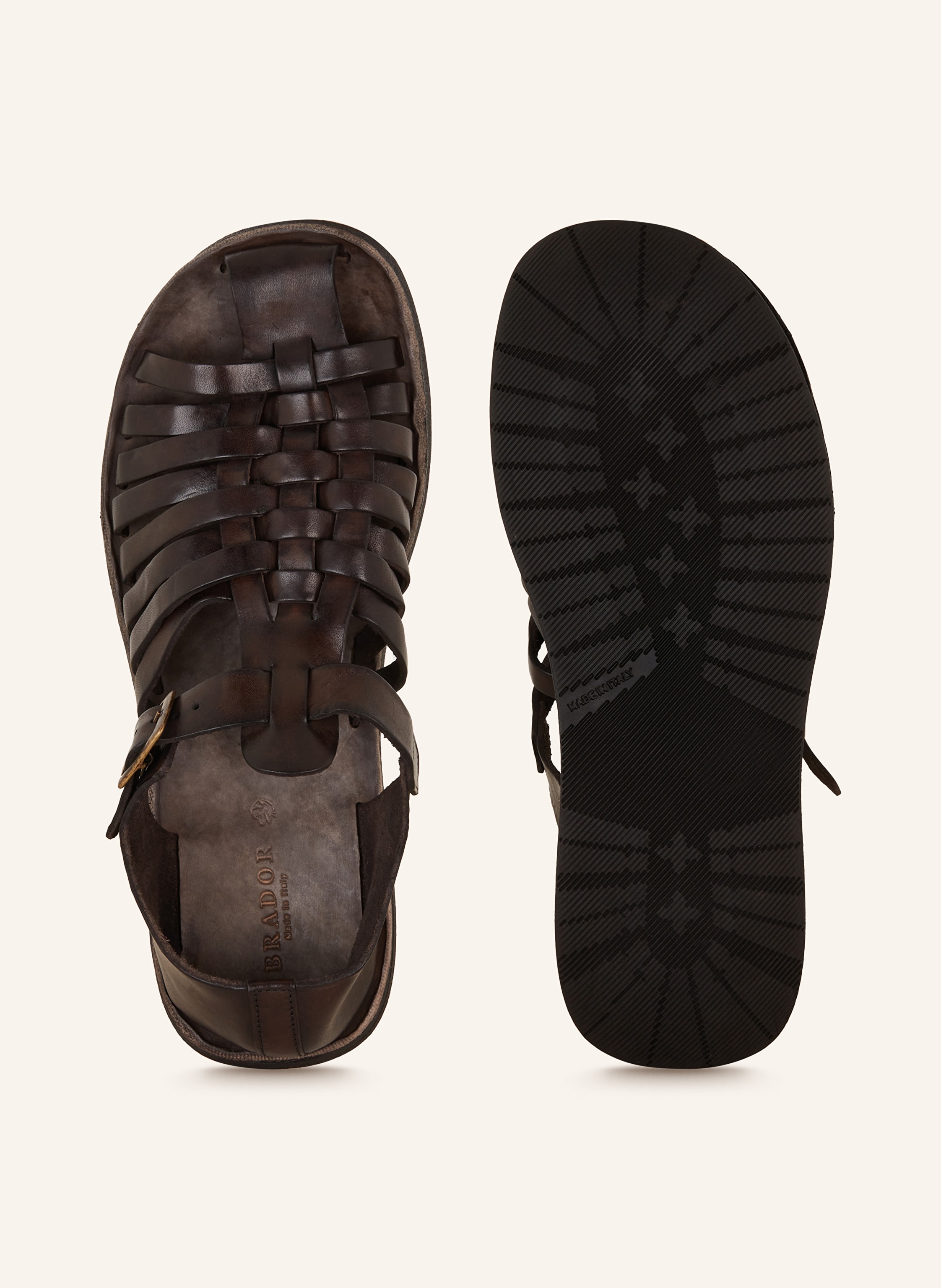 Thumbnail - Brador Sandalen Tcapo braun