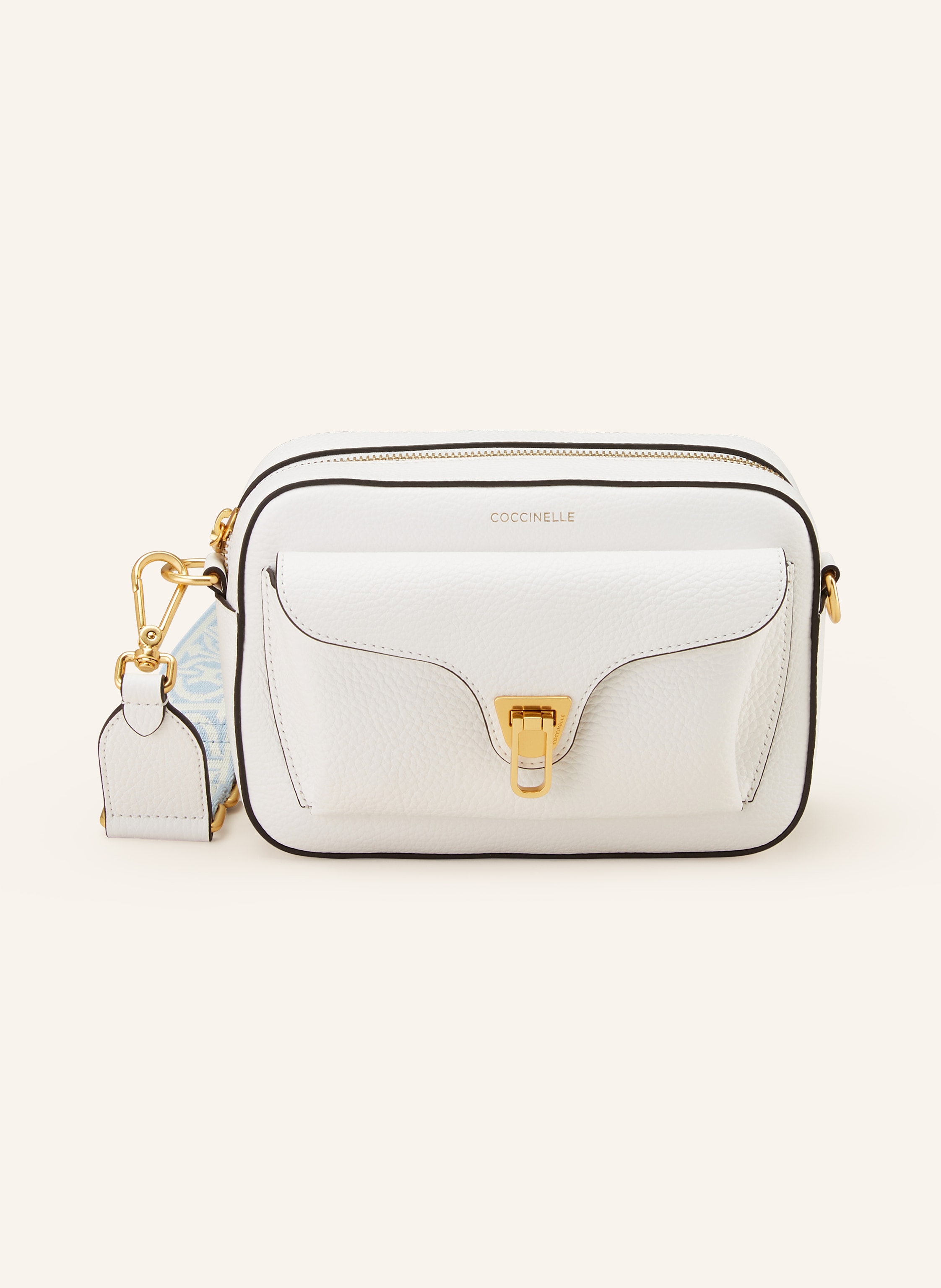 Coccinelle white leather bag on sale