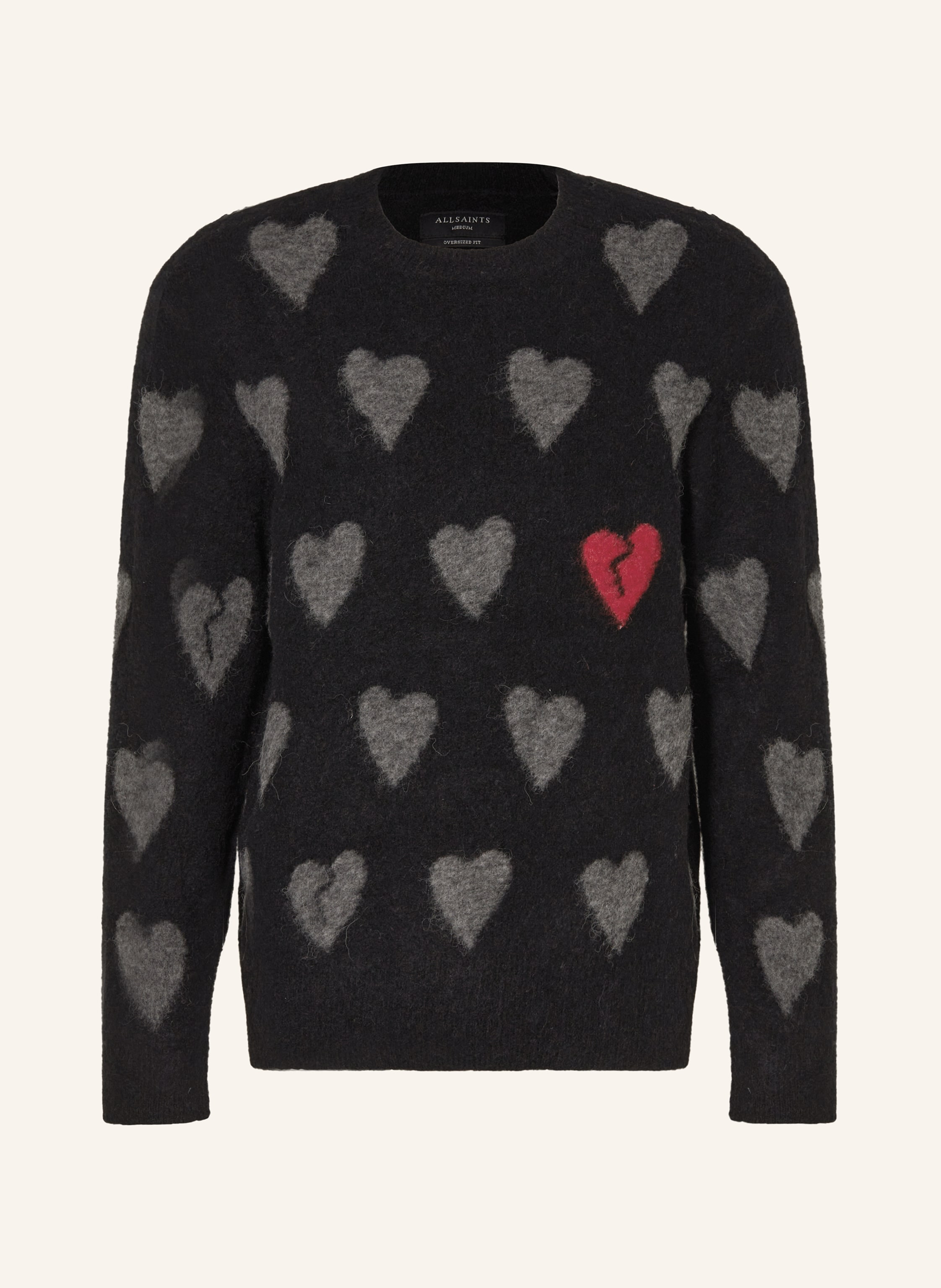All saints black sweater store