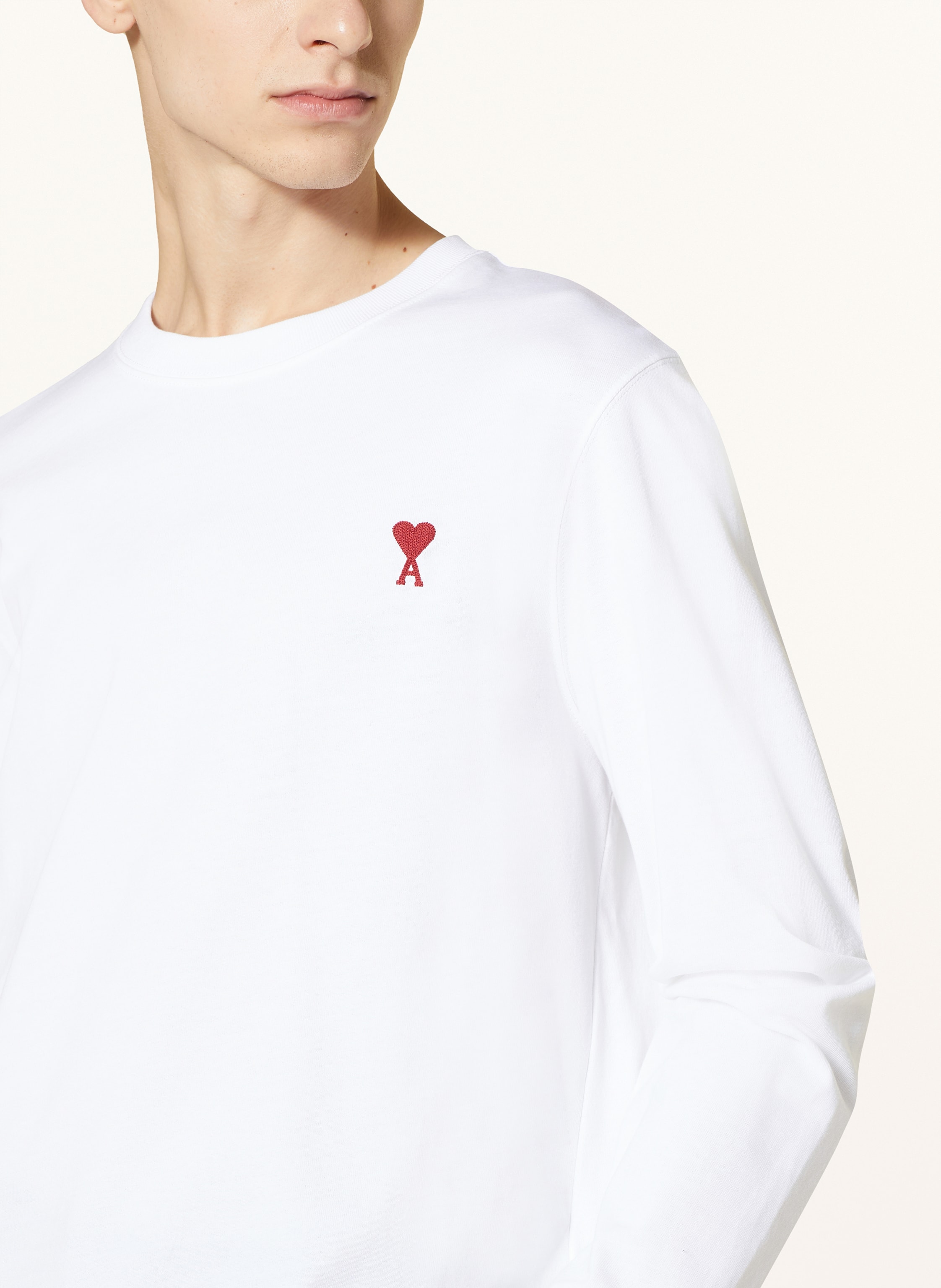 Thumbnail - Ami Paris Longsleeve weiss