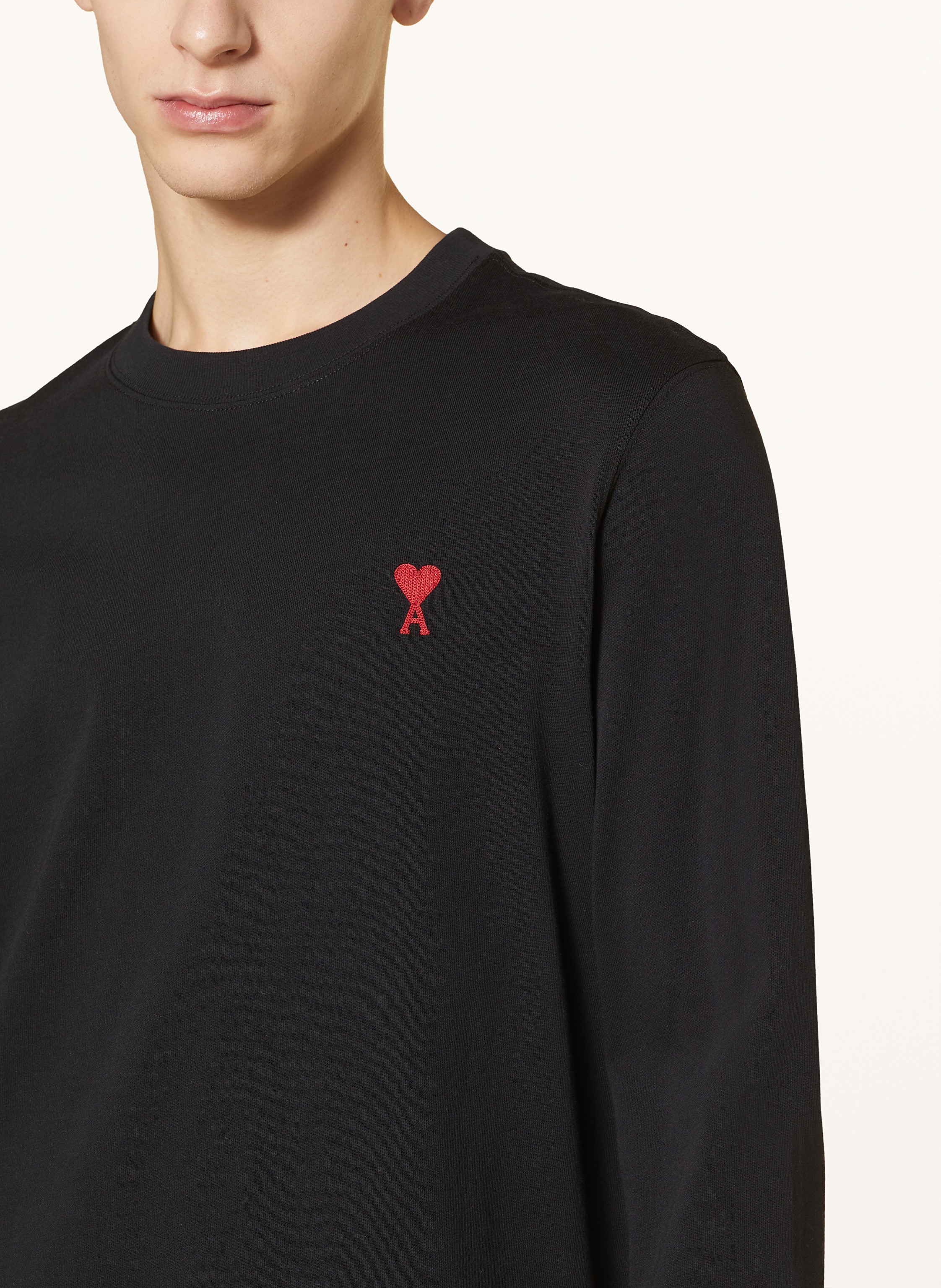 Thumbnail - Ami Paris Longsleeve schwarz