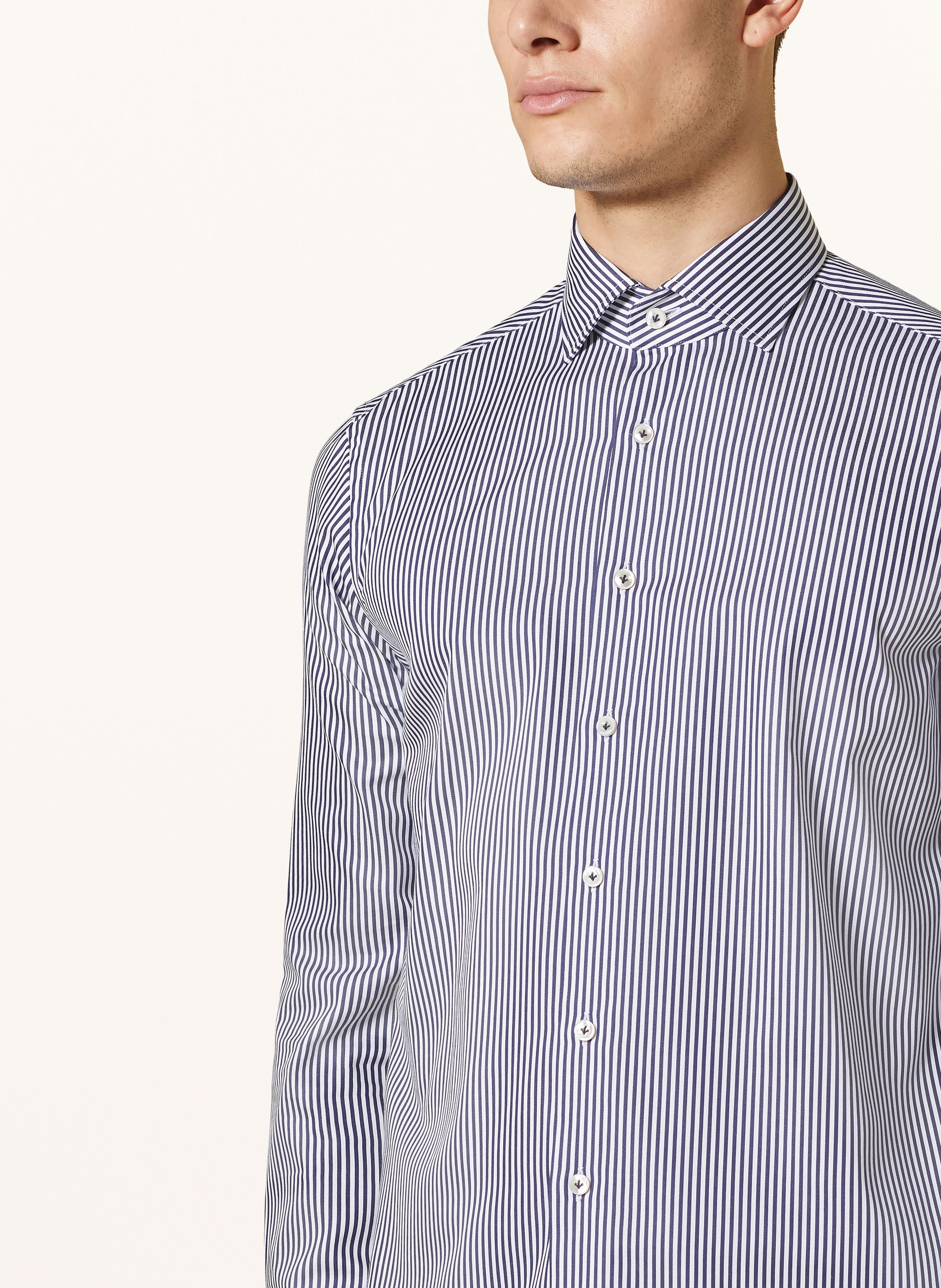 Thumbnail - Olymp Signature Hemd Tailored Fit blau