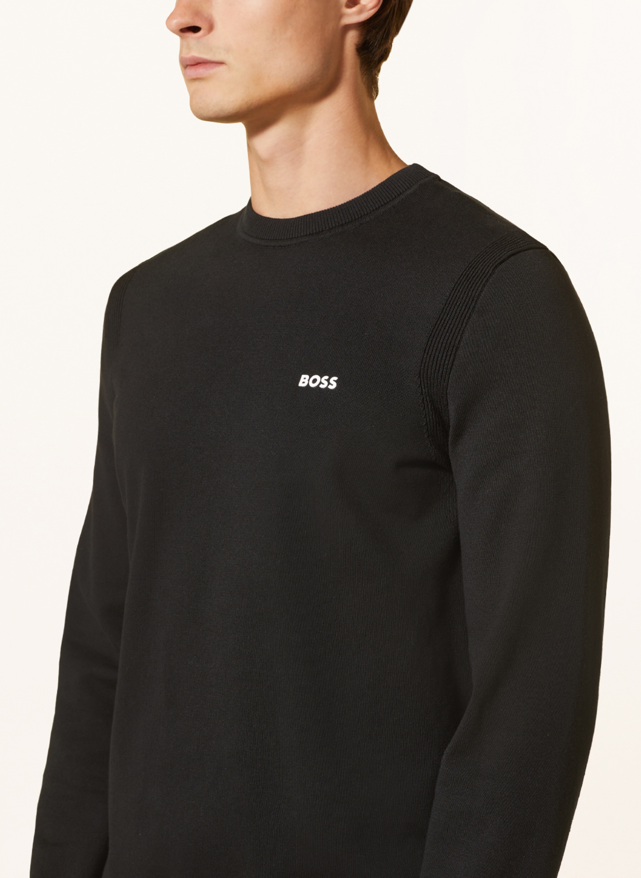 Thumbnail - Boss Pullover Ever-X schwarz