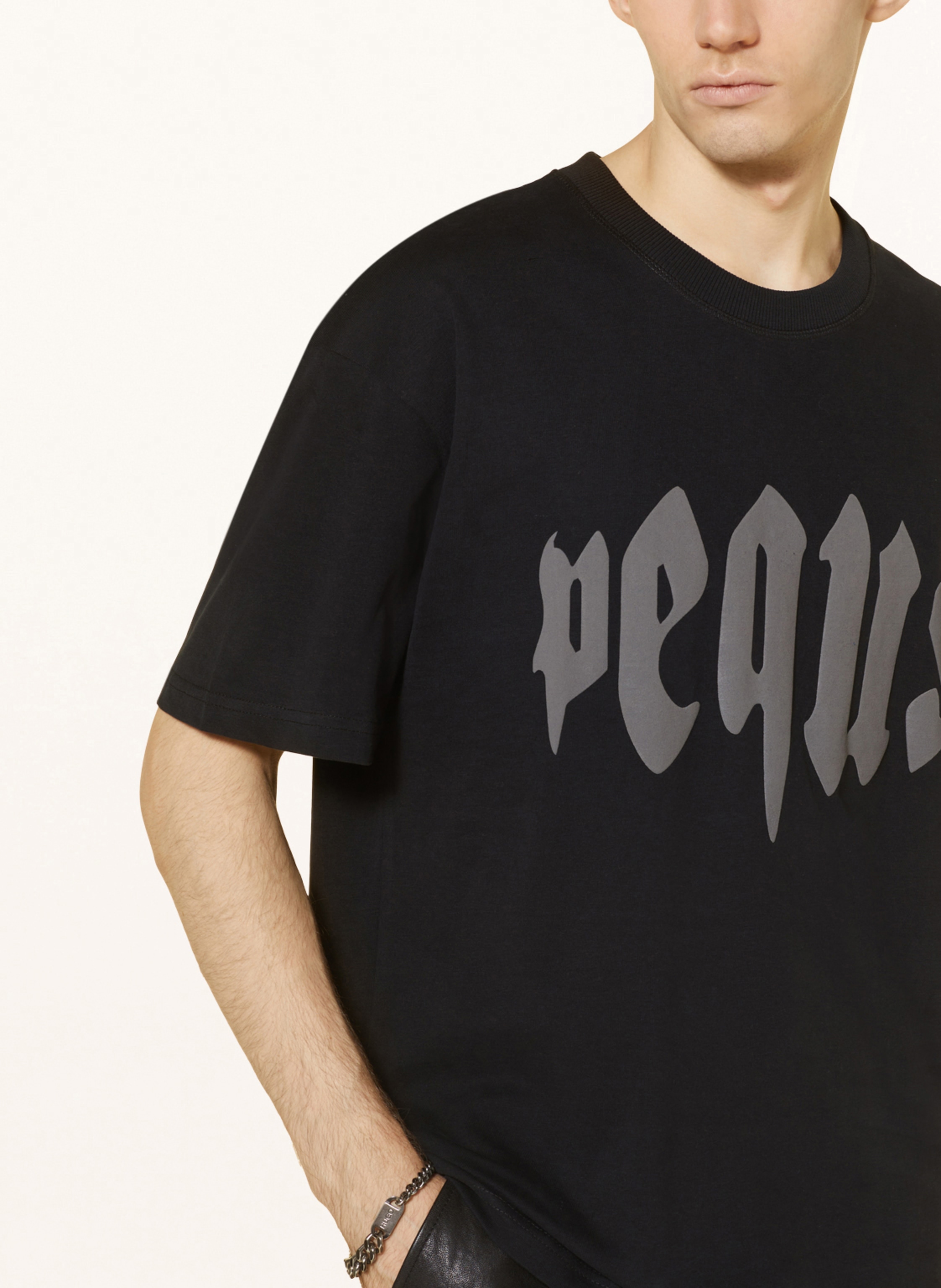 Thumbnail - Pequs T-Shirt schwarz