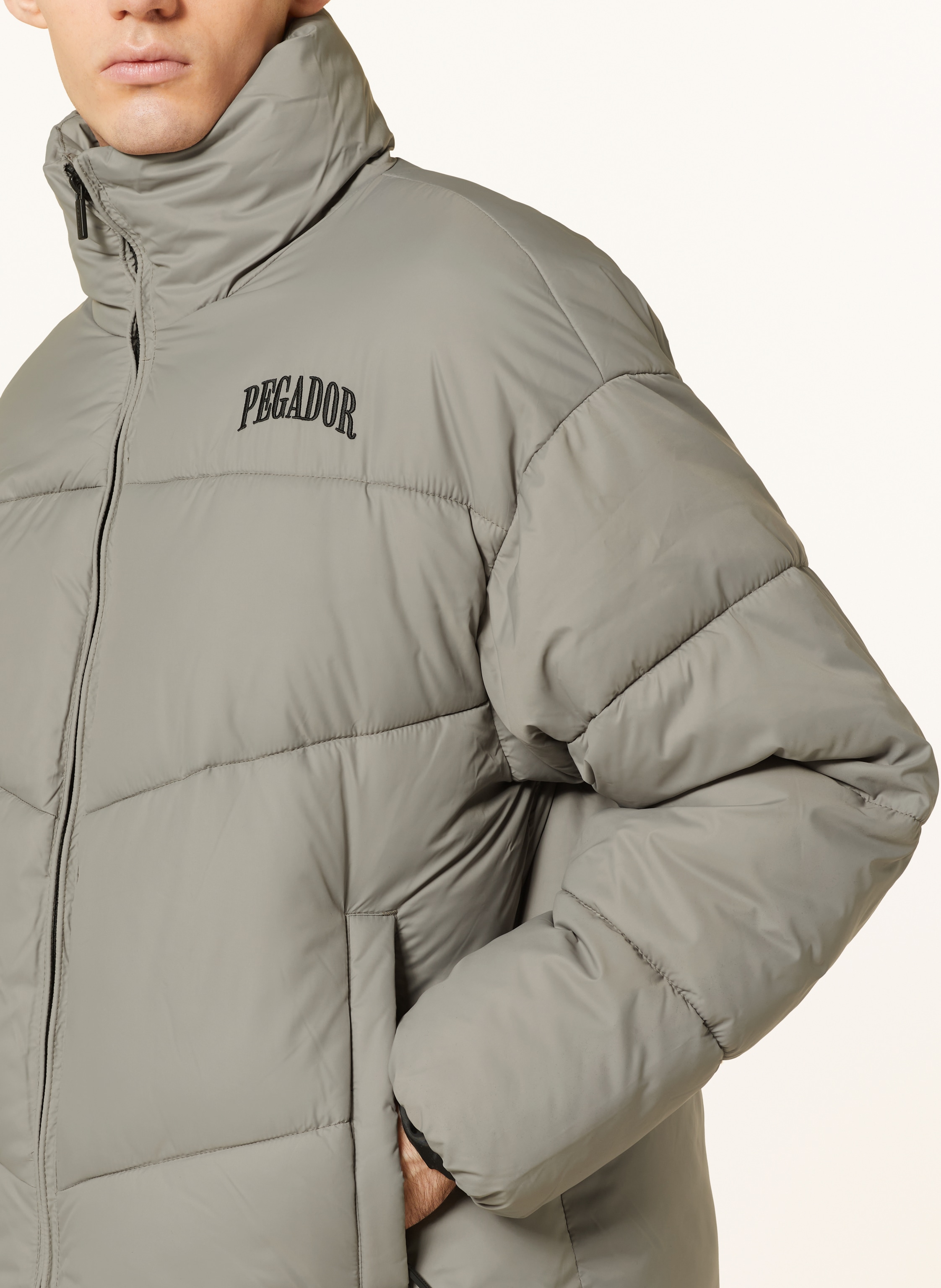 Thumbnail - Pegador Steppjacke Spiller grau