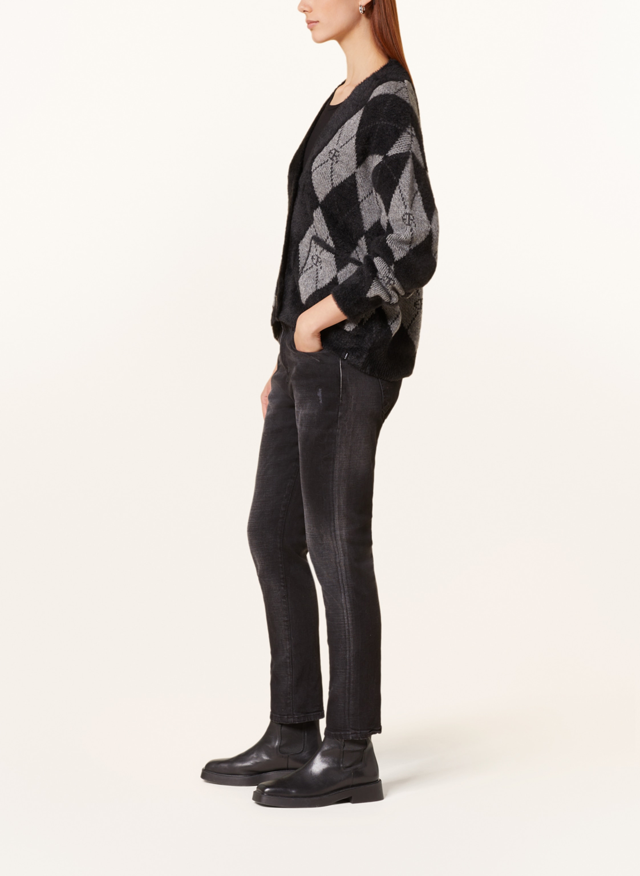 Thumbnail - Elias Rumelis Boyfriend Jeans Lani schwarz