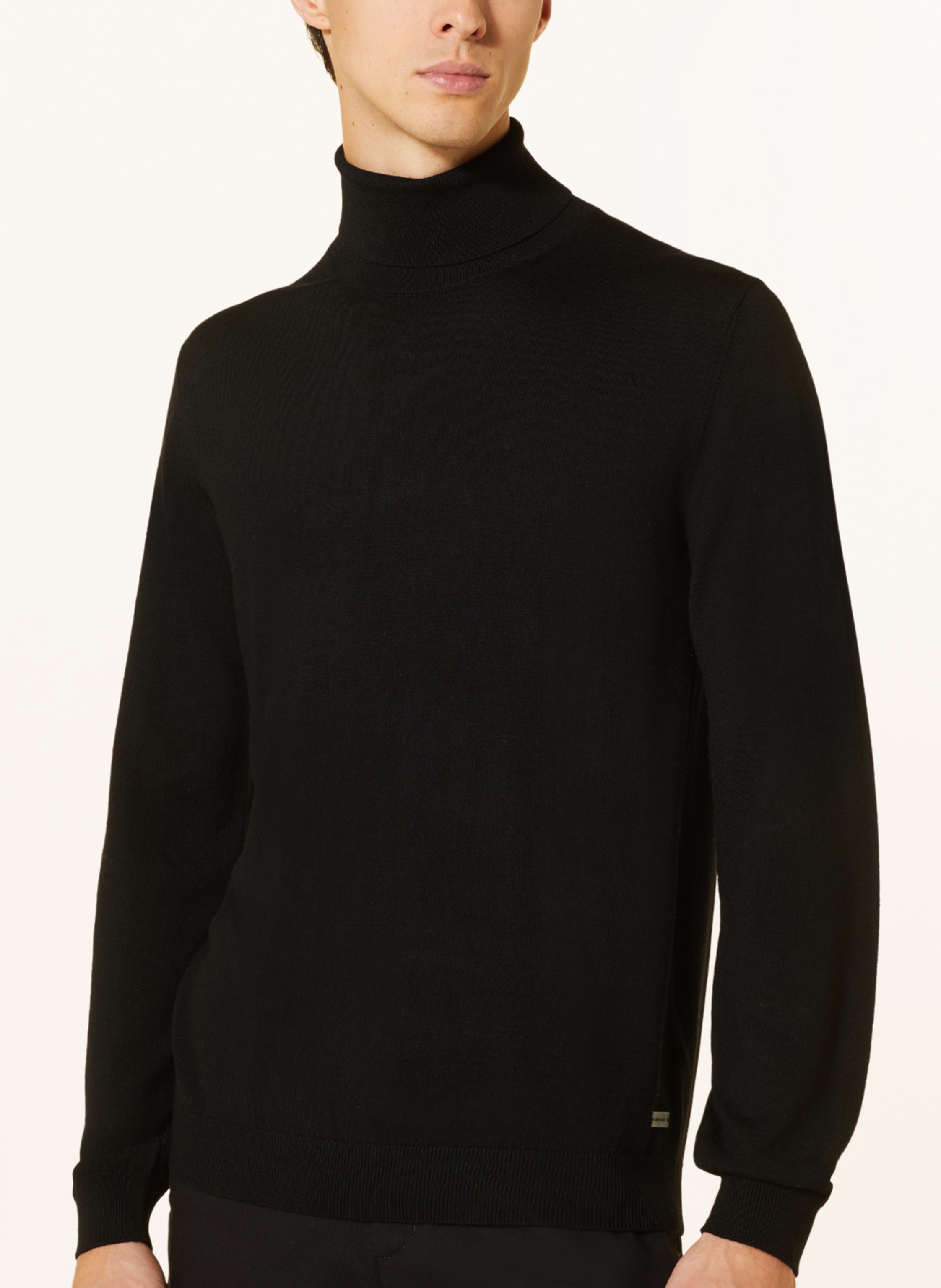 Thumbnail - Pierre Cardin Rollkragenpullover schwarz