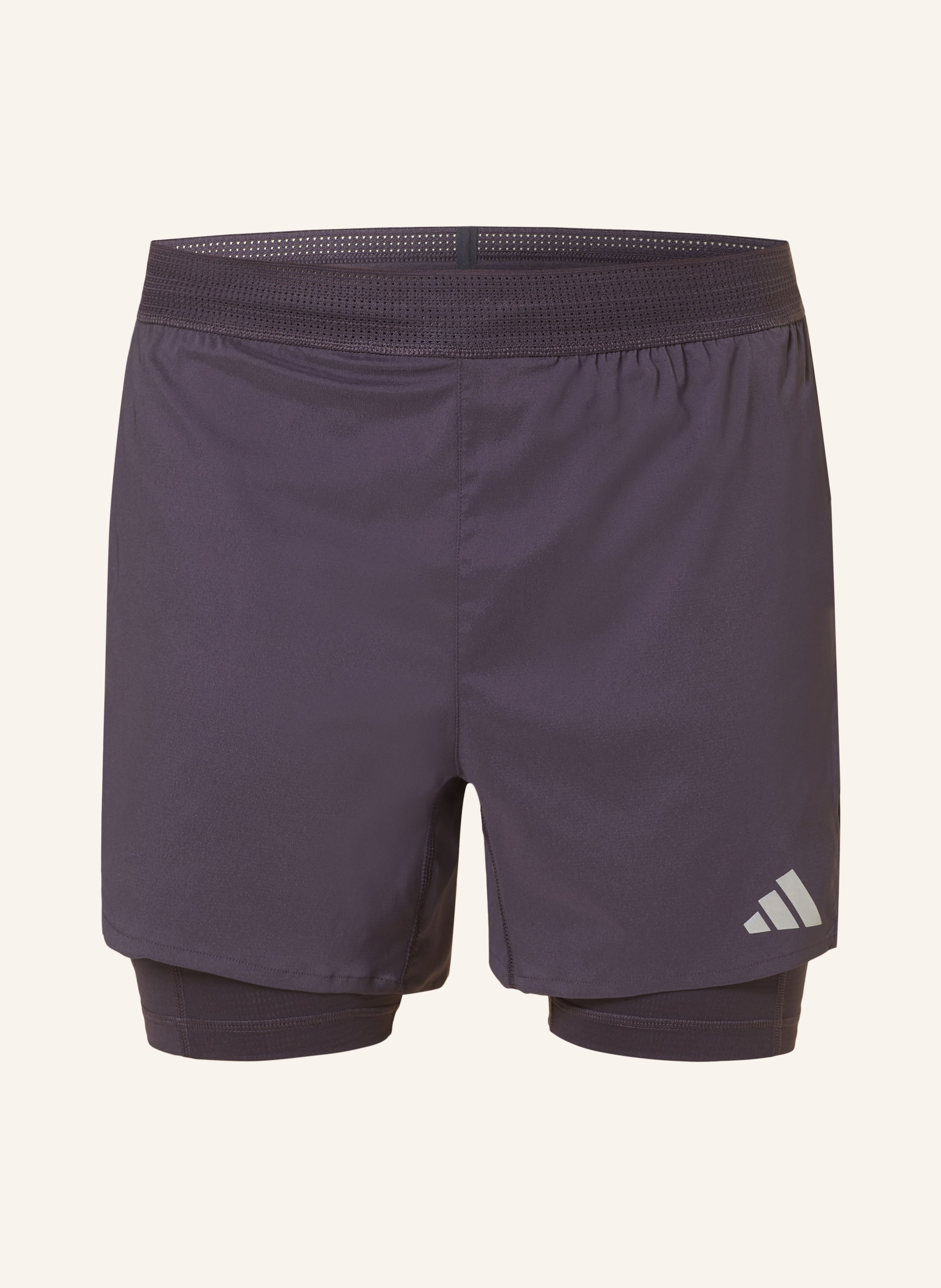 adidas 2-in-1 training shorts HIIT HEAT.RDY in dark gray