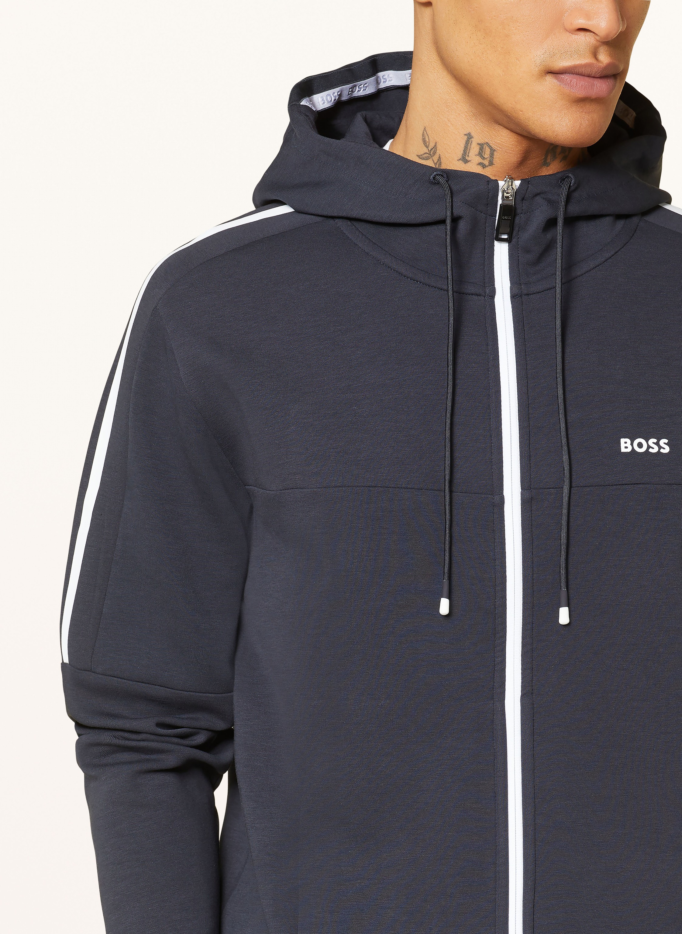 Thumbnail - Boss Sweatjacke Saggynos blau