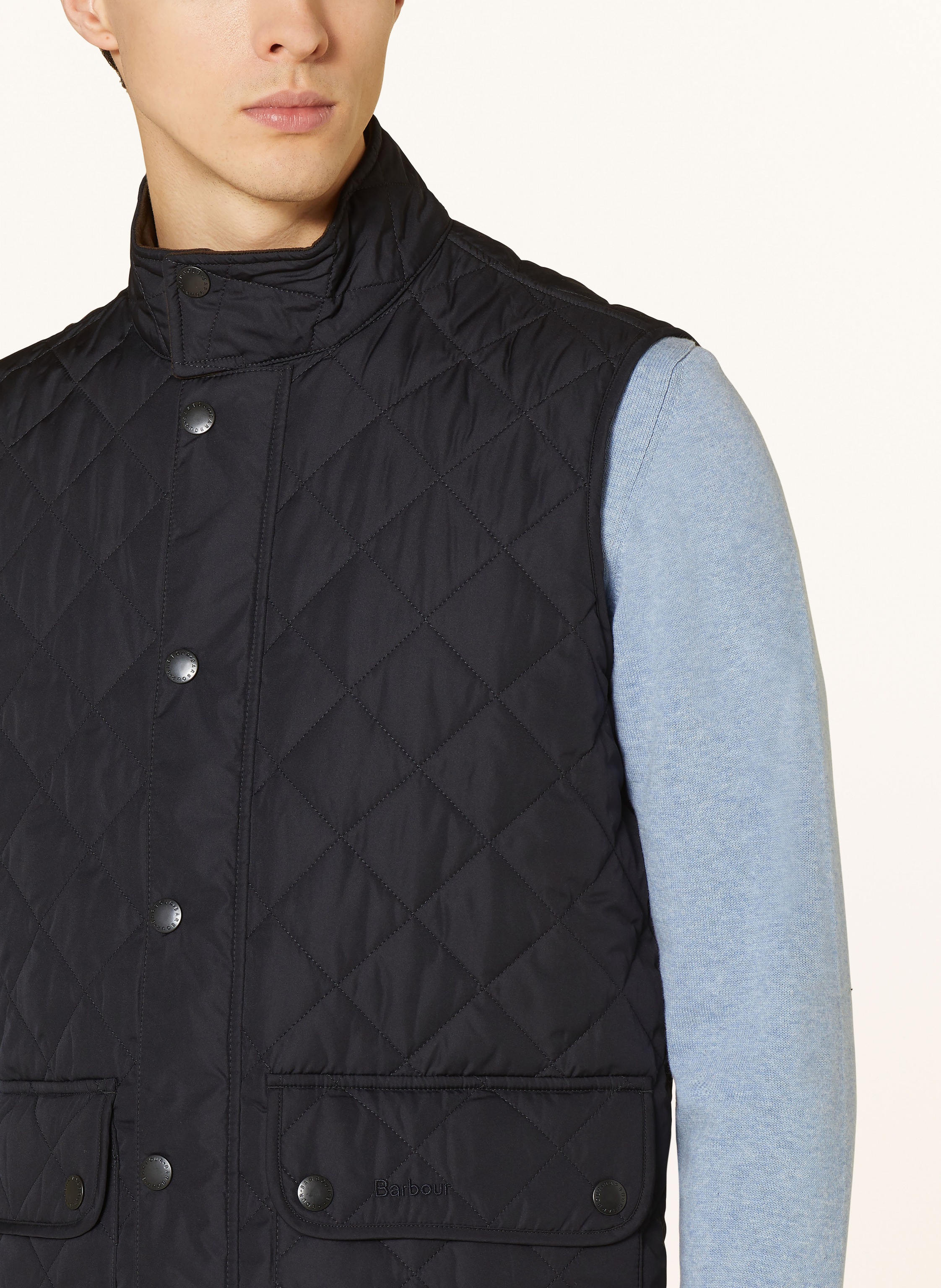 Thumbnail - Barbour Steppweste blau