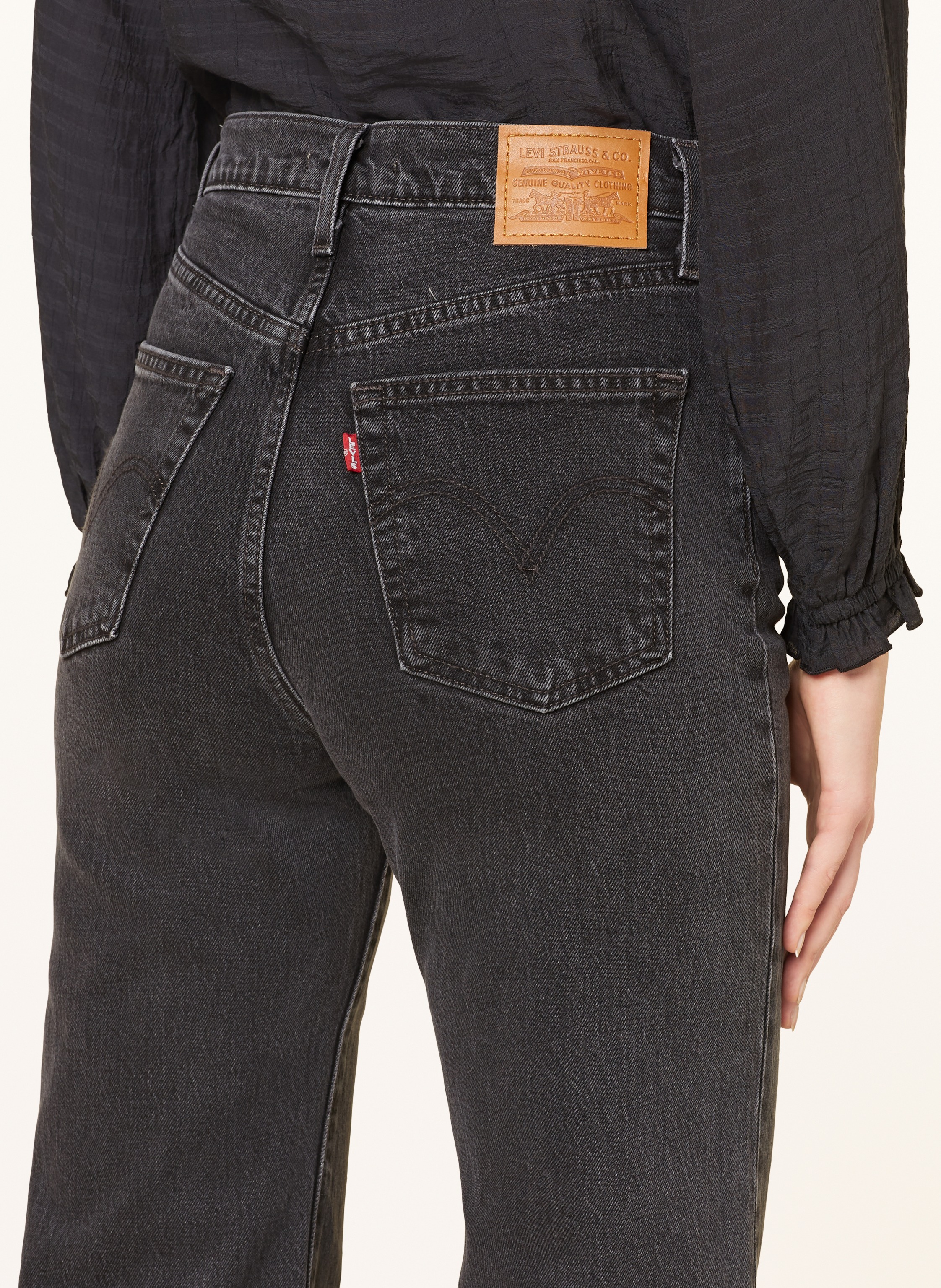 Thumbnail - Levi's® Jeans Ribcage Bell schwarz