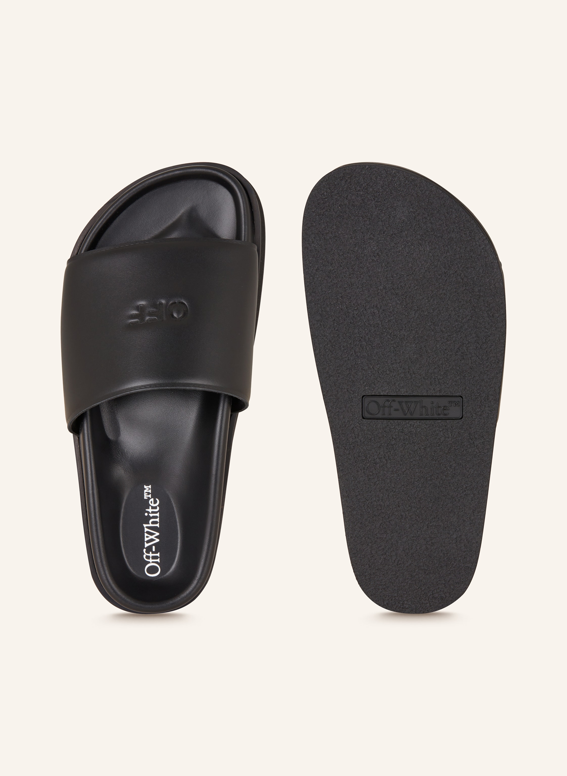 Thumbnail - Off-White Pantoletten Cloud Off schwarz