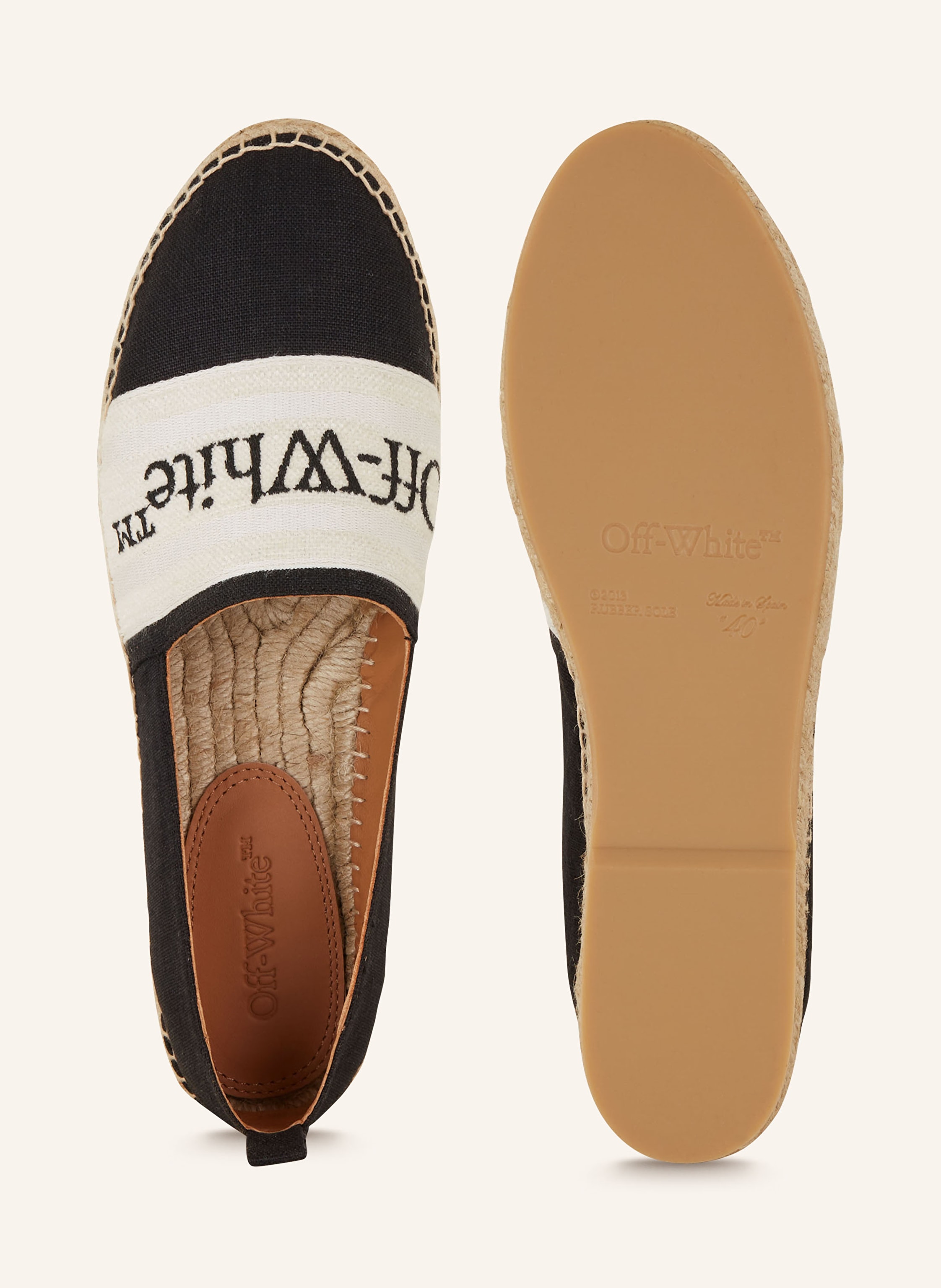 Thumbnail - Off-White Espadrilles Twist schwarz