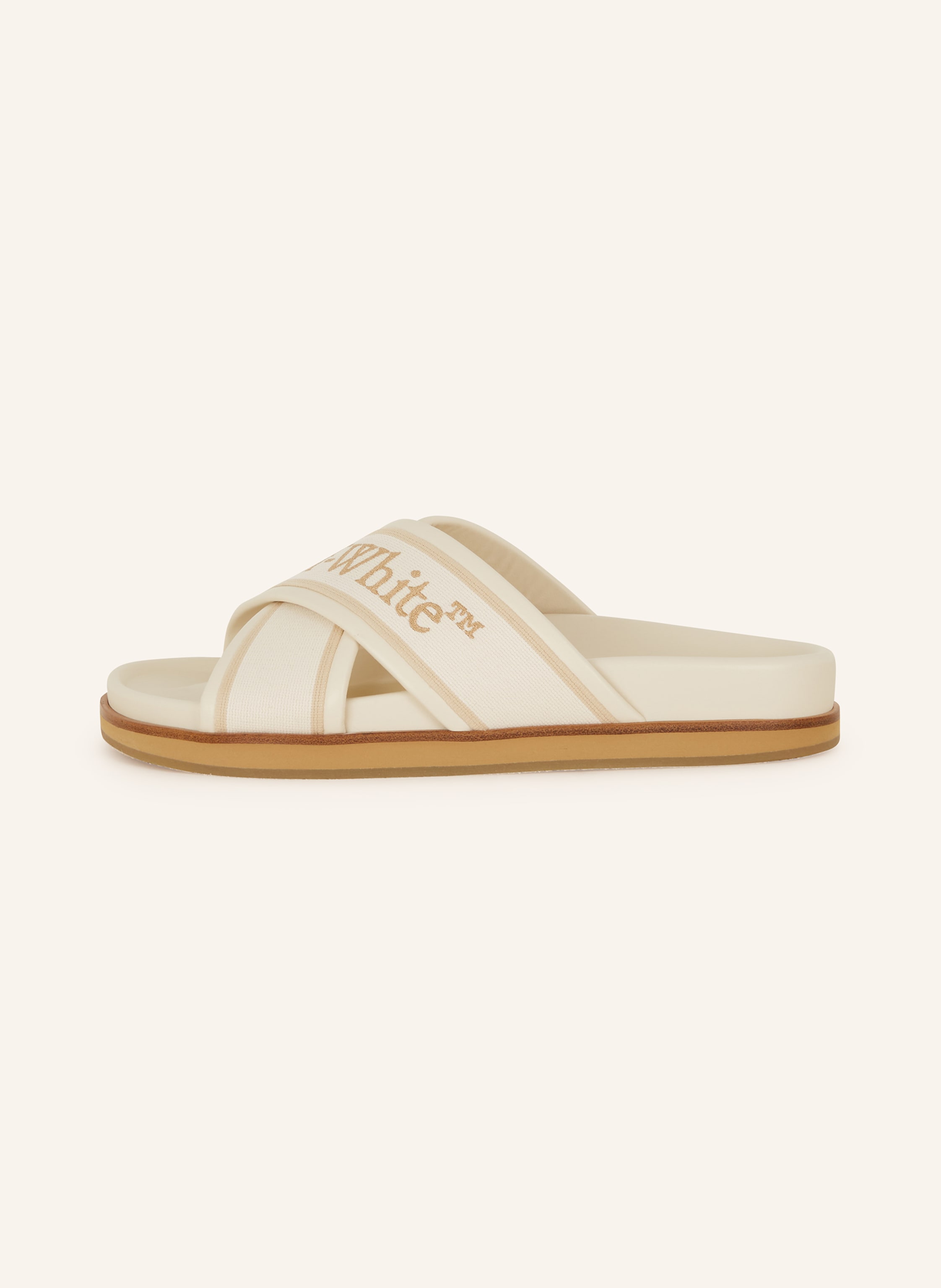 Thumbnail - Off-White Pantoletten Cloud beige