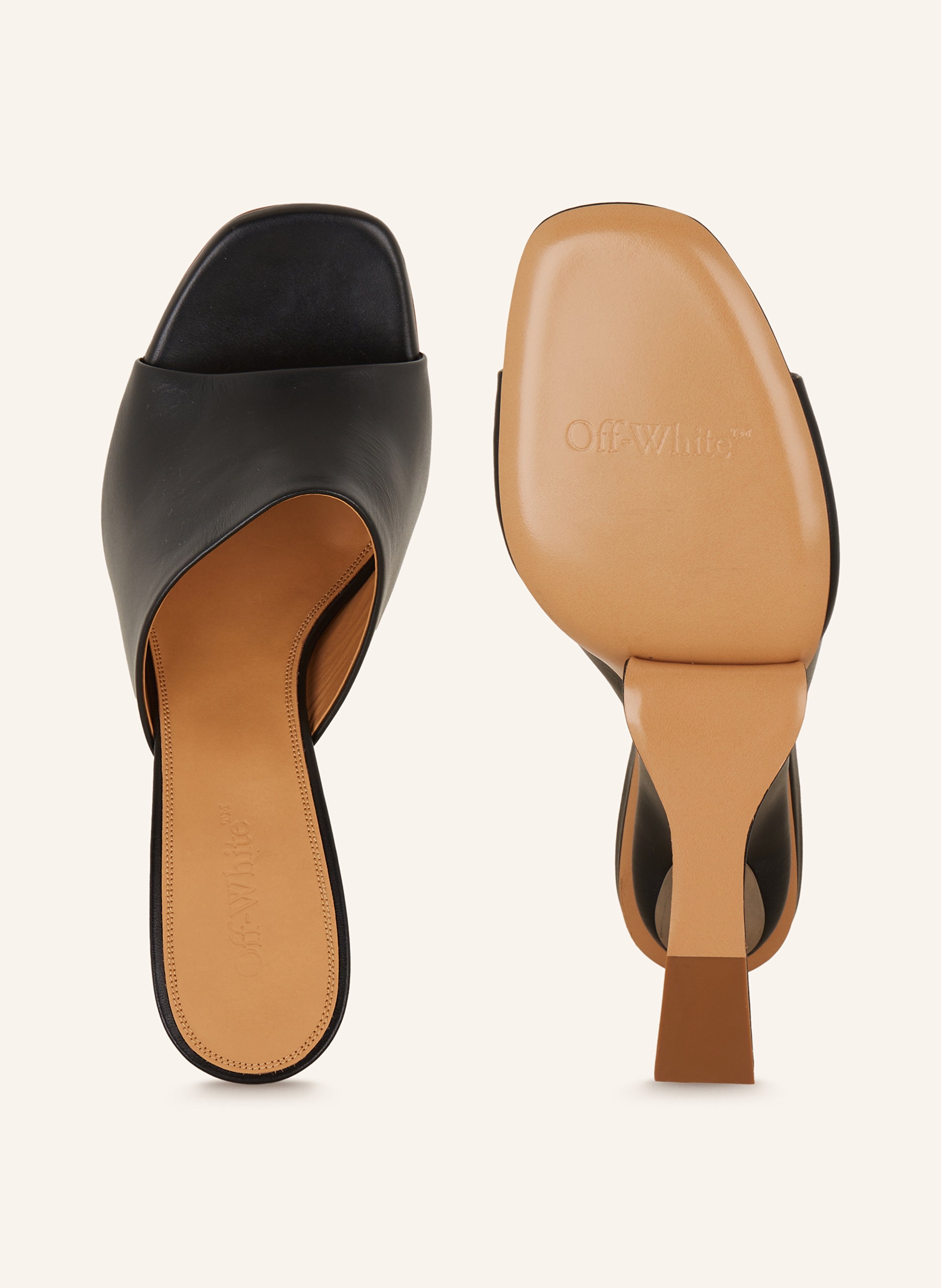 Thumbnail - Off-White Mules Jug schwarz