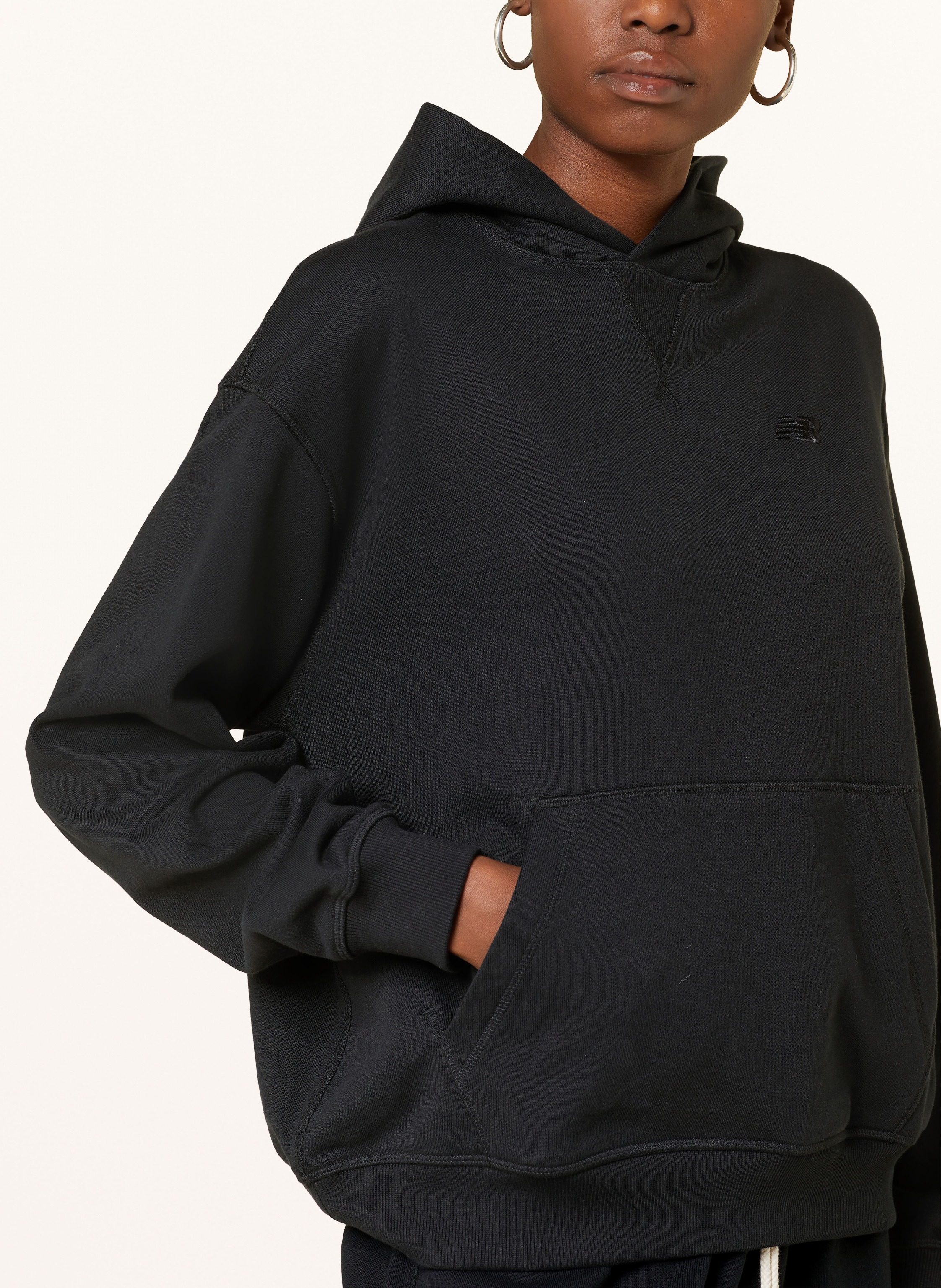 Thumbnail - New Balance Hoodie Athletics schwarz