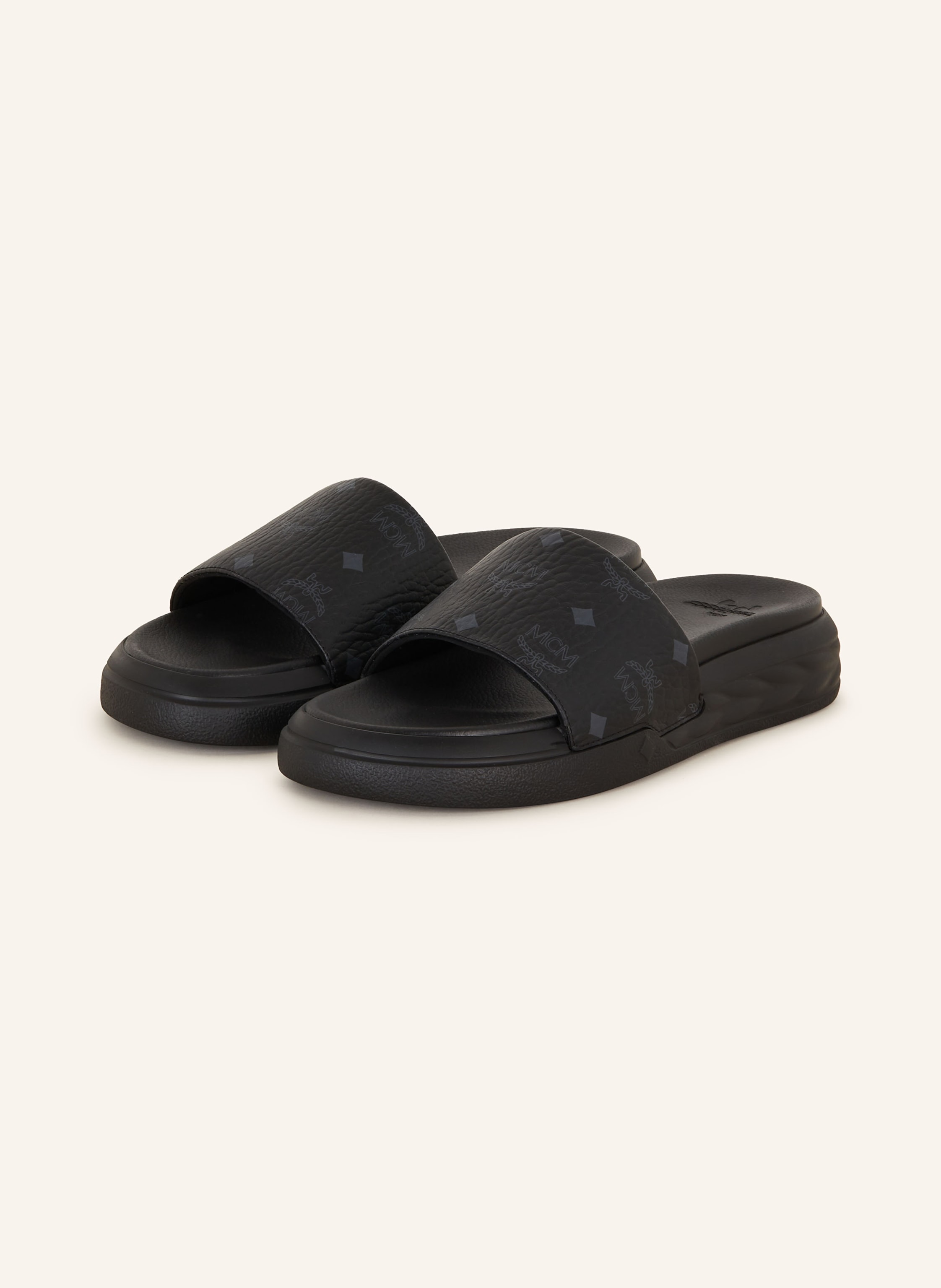 Mcm slides black store