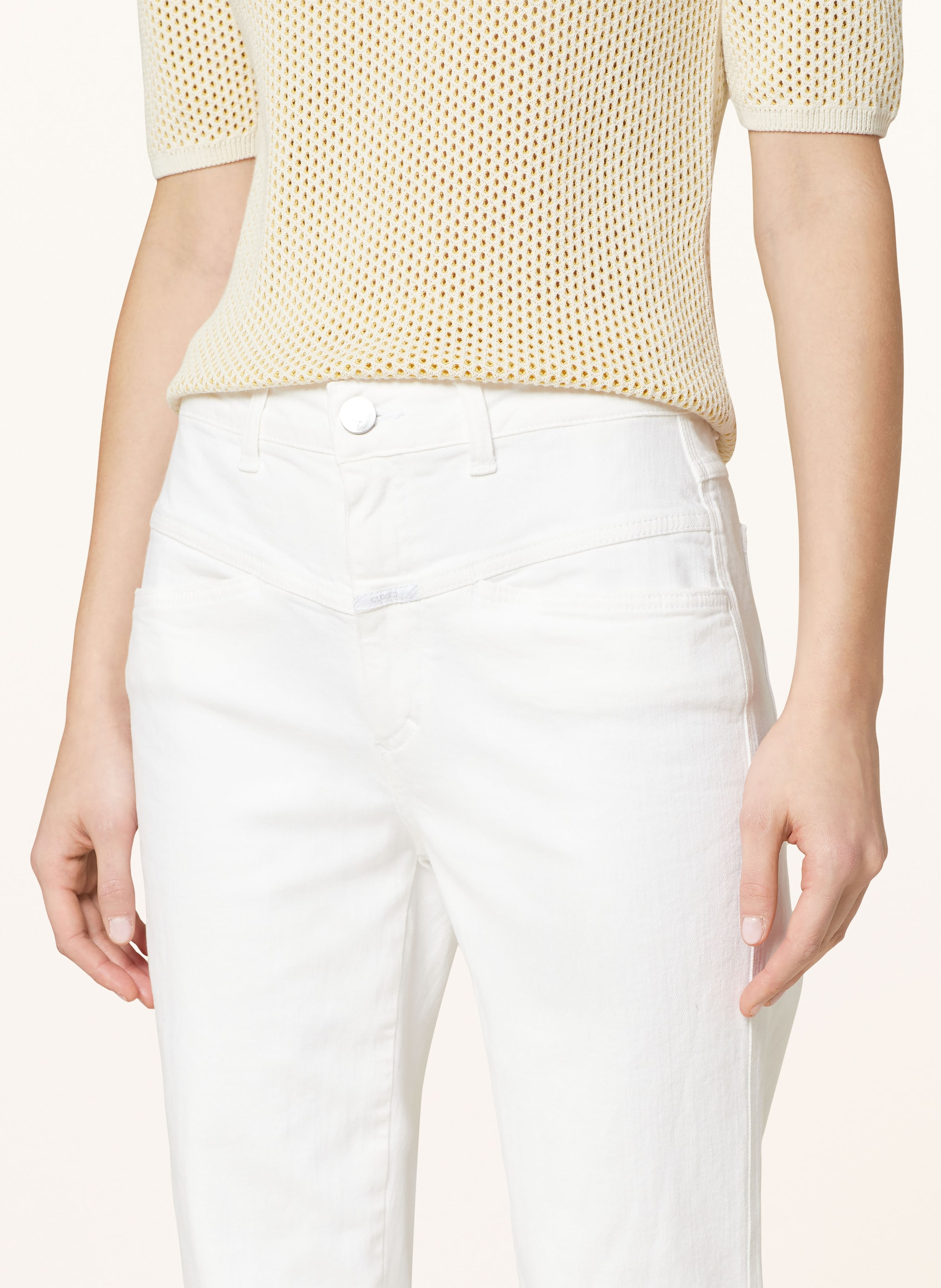 Thumbnail - Closed Mom Jeans weiss