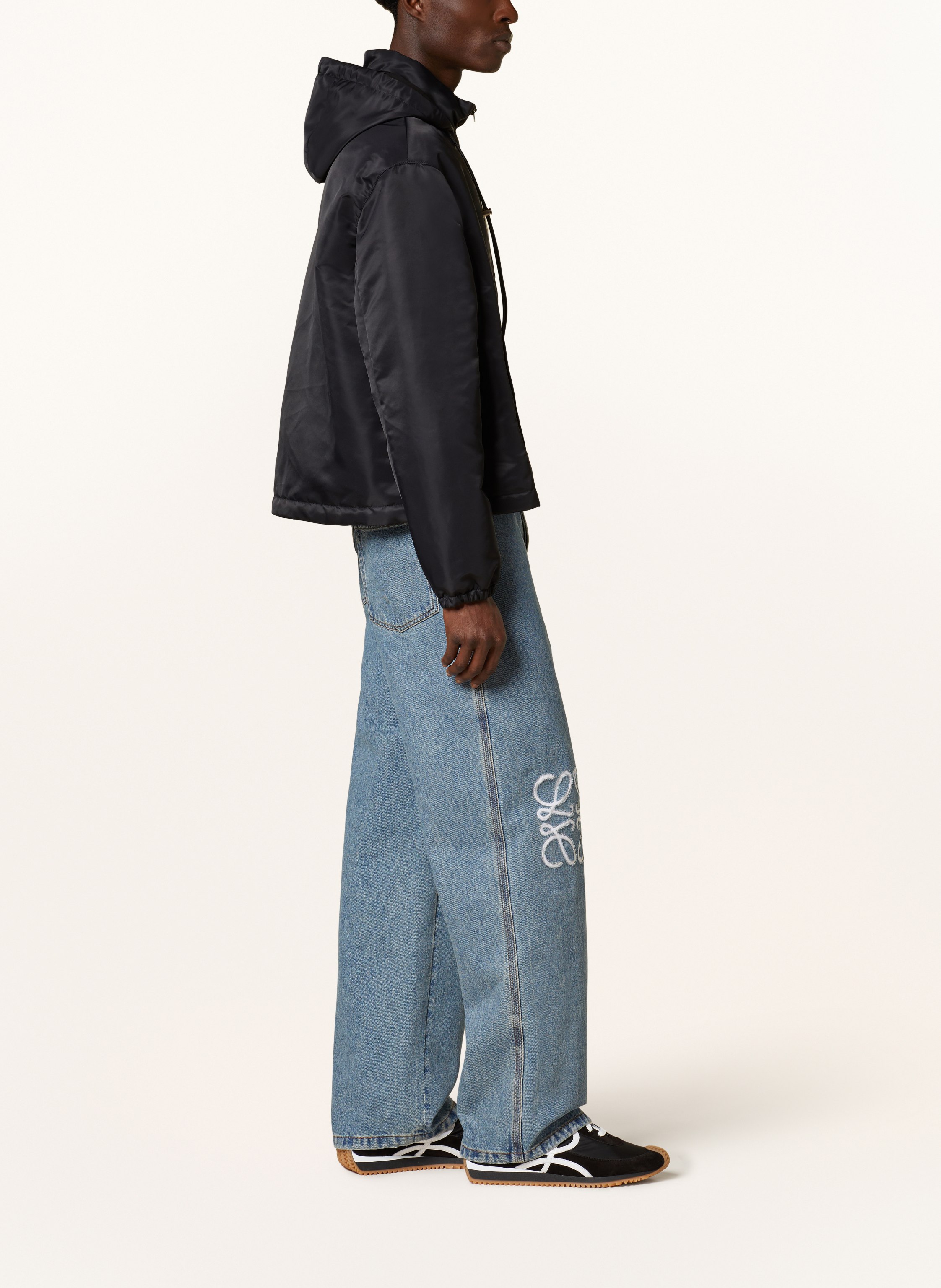 Thumbnail - Loewe Jeans Anagram Baggy Fit blau